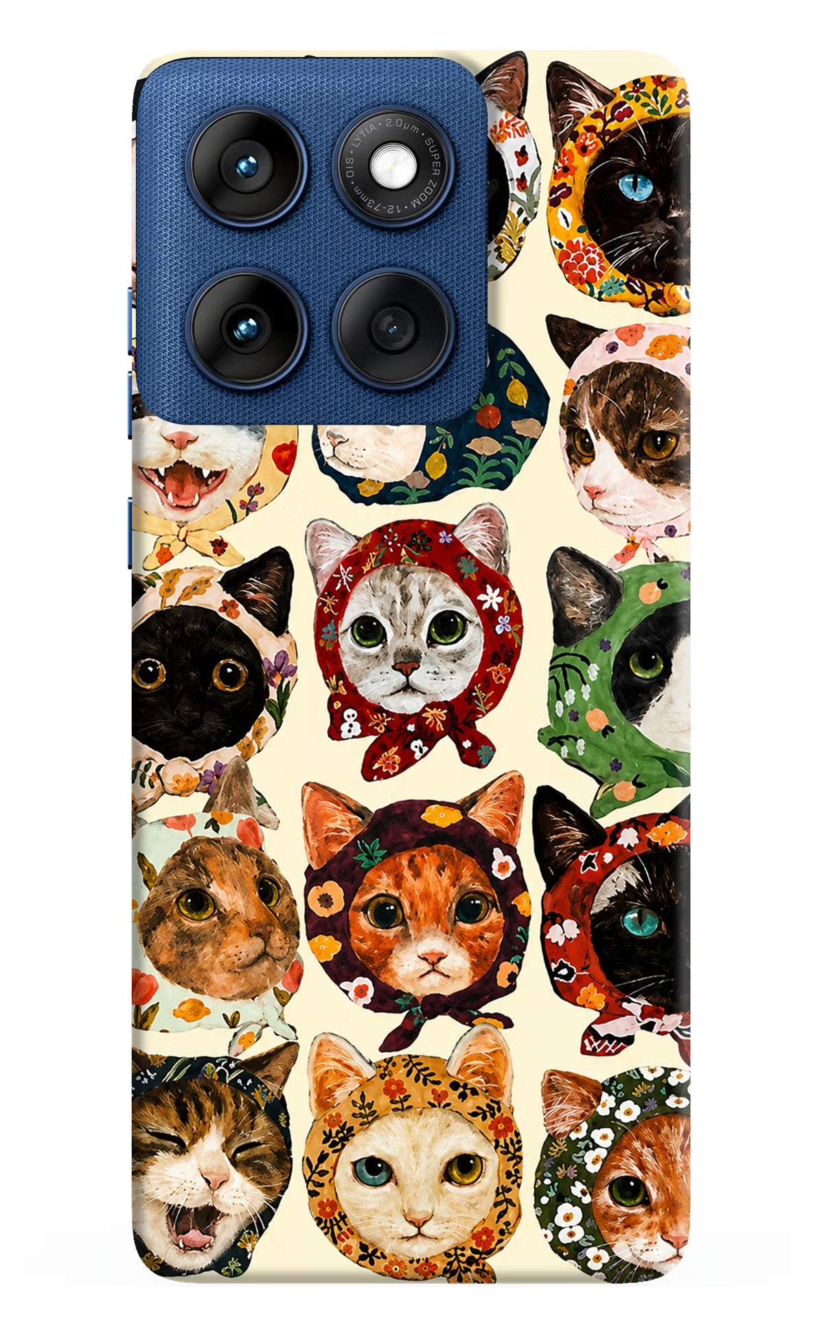 Cool Cat Moto Edge 60 Back Cover - Cool Cat Moto Edge 60 Back Cover Cool Cat Moto Edge 60 Back Cover