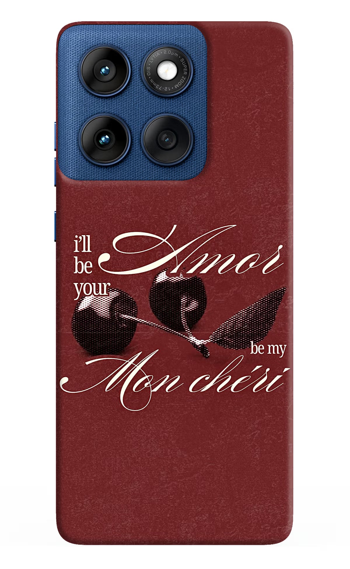Velvet Cherry Moto Edge 60 Back Cover - Velvet Cherry Moto Edge 60 Back Cover Velvet Cherry Moto Edge 60 Back Cover