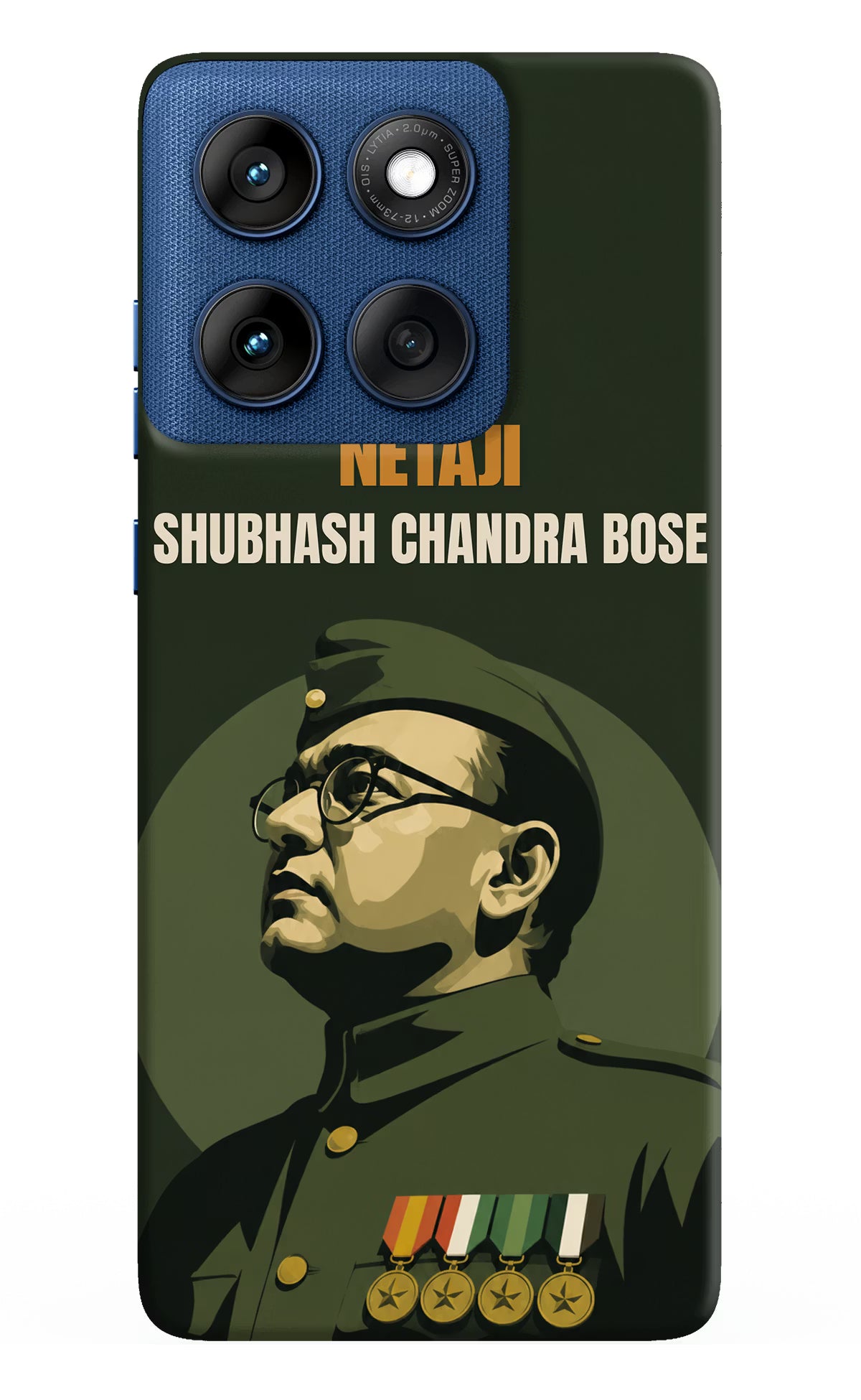 Netaji Legacy Moto Edge 60 Back Cover - Netaji Legacy Moto Edge 60 Back Cover Netaji Legacy Moto Edge 60 Back Cover