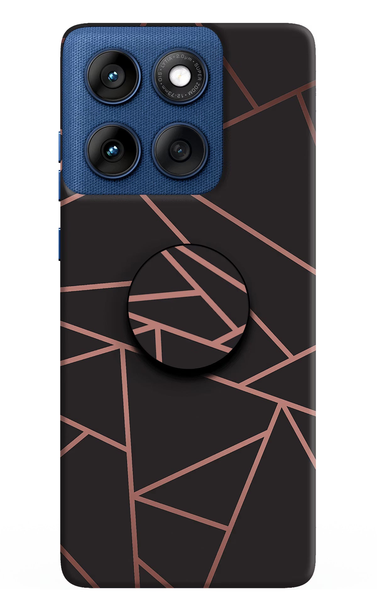 Geometric Pattern Moto Edge 60 Pop Case by Casekaro