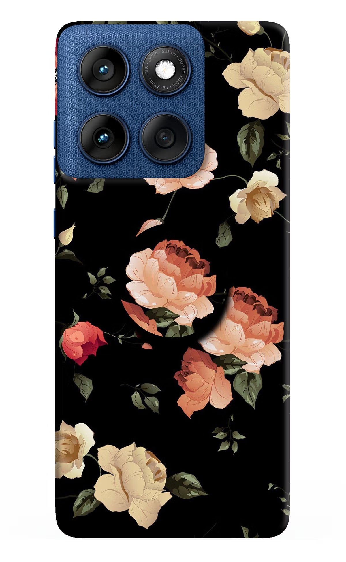 Flowers Moto Edge 60 Pop Case - Flowers Moto Edge 60 Pop Case by Casekaro Flowers Moto Edge 60 Pop Case by Casekaro