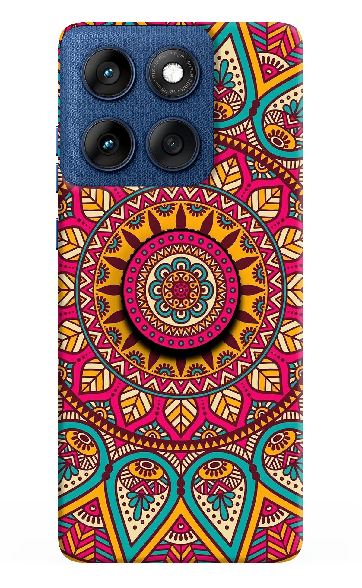 Mandala Moto Edge 60 Pop Case - Mandala Moto Edge 60 Pop Case by Casekaro Mandala Moto Edge 60 Pop Case by Casekaro
