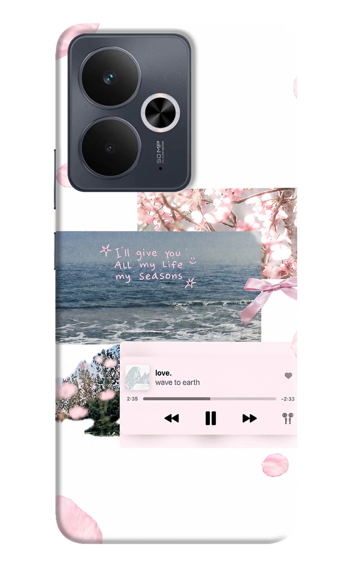 Wave to earth Realme 14T 5G Back Cover - Wave to earth Realme 14T 5G Back Cover Wave to earth Realme 14T 5G Back Cover