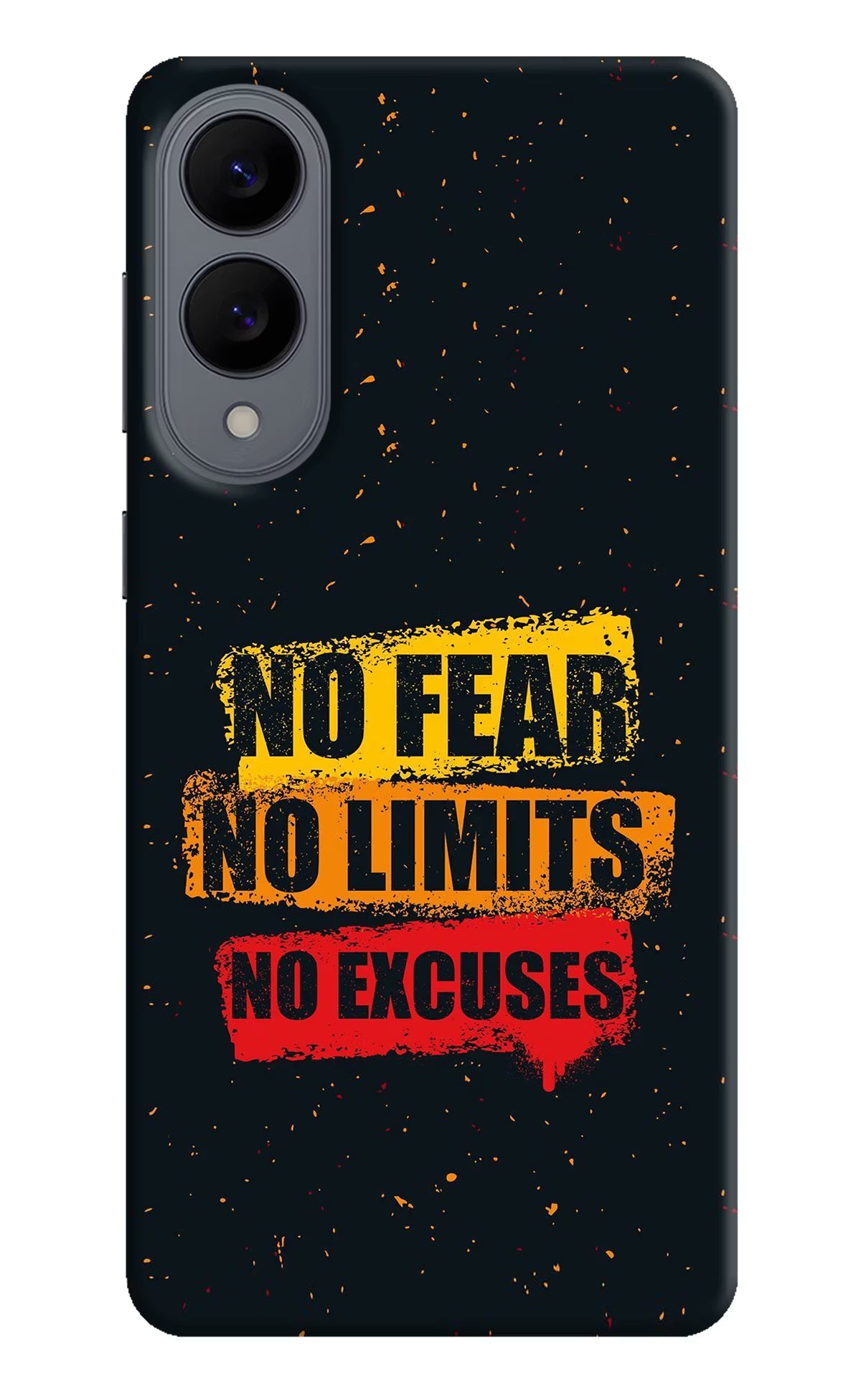 No Fear No Limits No Excuse Samsung S25 Edge Back Cover - No Fear No Limits No Excuse Samsung S25 Edge Hard Case Back Cover by Casekaro No Fear No Limits No Excuse Samsung S25 Edge Hard Case Back Cover by Casekaro