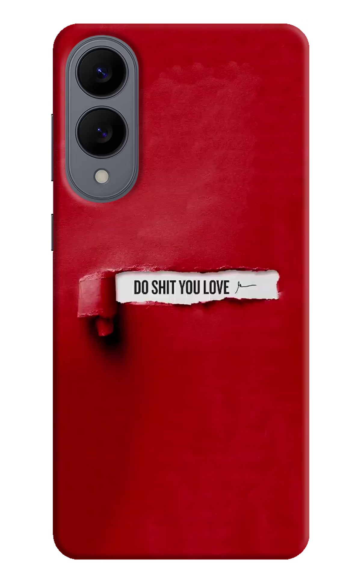 Do Shit You Love Samsung S25 Edge Back Cover - Do Shit You Love Samsung S25 Edge Hard Case Back Cover by Casekaro Do Shit You Love Samsung S25 Edge Hard Case Back Cover by Casekaro