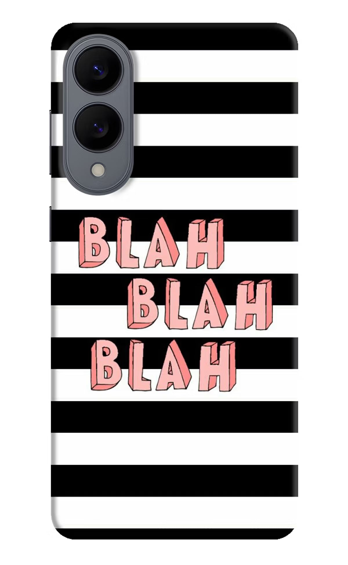 Blah Blah Blah Samsung S25 Edge Back Cover - Blah Blah Blah Samsung S25 Edge Hard Case Back Cover by Casekaro Blah Blah Blah Samsung S25 Edge Hard Case Back Cover by Casekaro