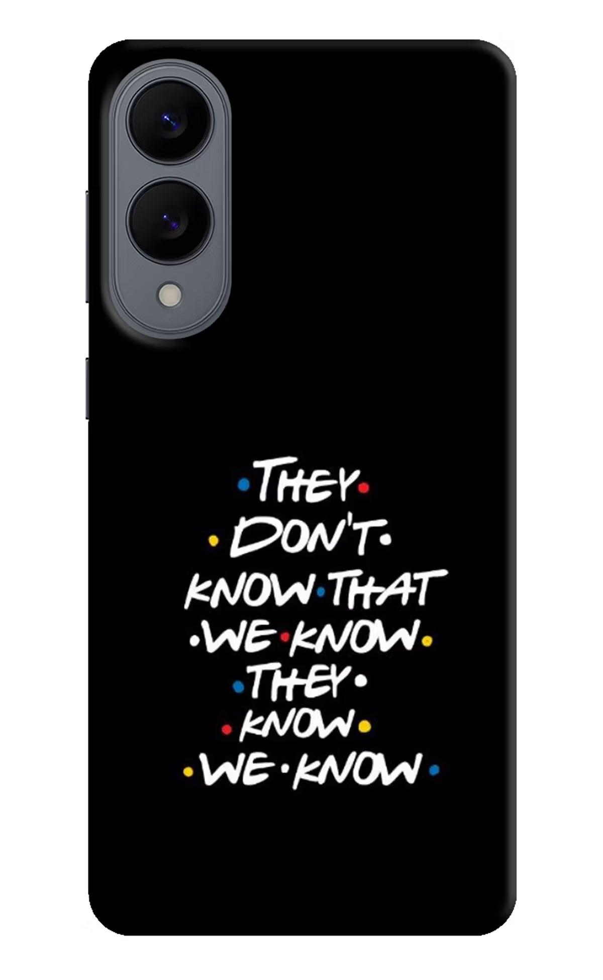 FRIENDS Dialogue Samsung S25 Edge Back Cover - FRIENDS Dialogue Samsung S25 Edge Hard Case Back Cover by Casekaro FRIENDS Dialogue Samsung S25 Edge Hard Case Back Cover by Casekaro
