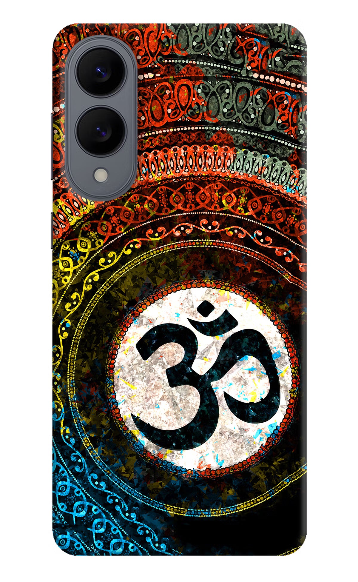 Om Cultural Samsung S25 Edge Back Cover - Om Cultural Samsung S25 Edge Hard Case Back Cover by Casekaro Om Cultural Samsung S25 Edge Hard Case Back Cover by Casekaro