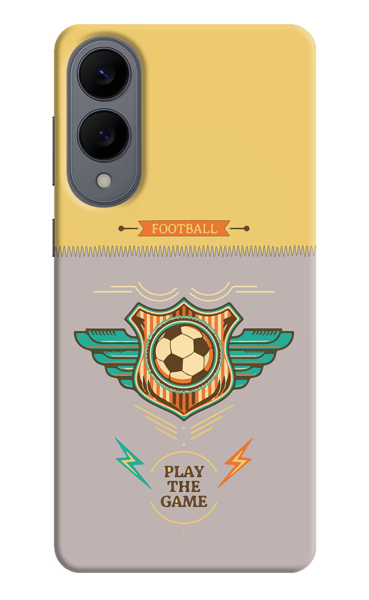 Football Samsung S25 Edge Back Cover - Football Samsung S25 Edge Hard Case Back Cover by Casekaro Football Samsung S25 Edge Hard Case Back Cover by Casekaro