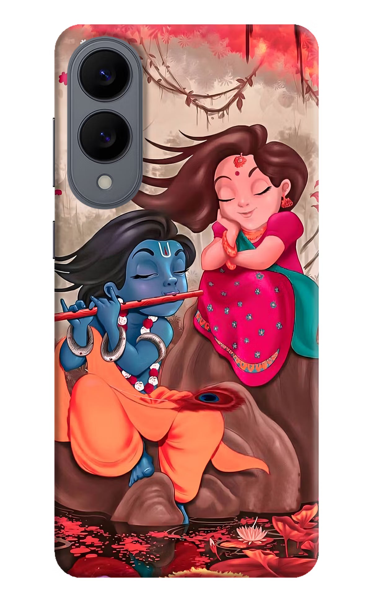 Radhe Krishna Samsung S25 Edge Back Cover - Radhe Krishna Samsung S25 Edge Hard Case Back Cover by Casekaro Radhe Krishna Samsung S25 Edge Hard Case Back Cover by Casekaro