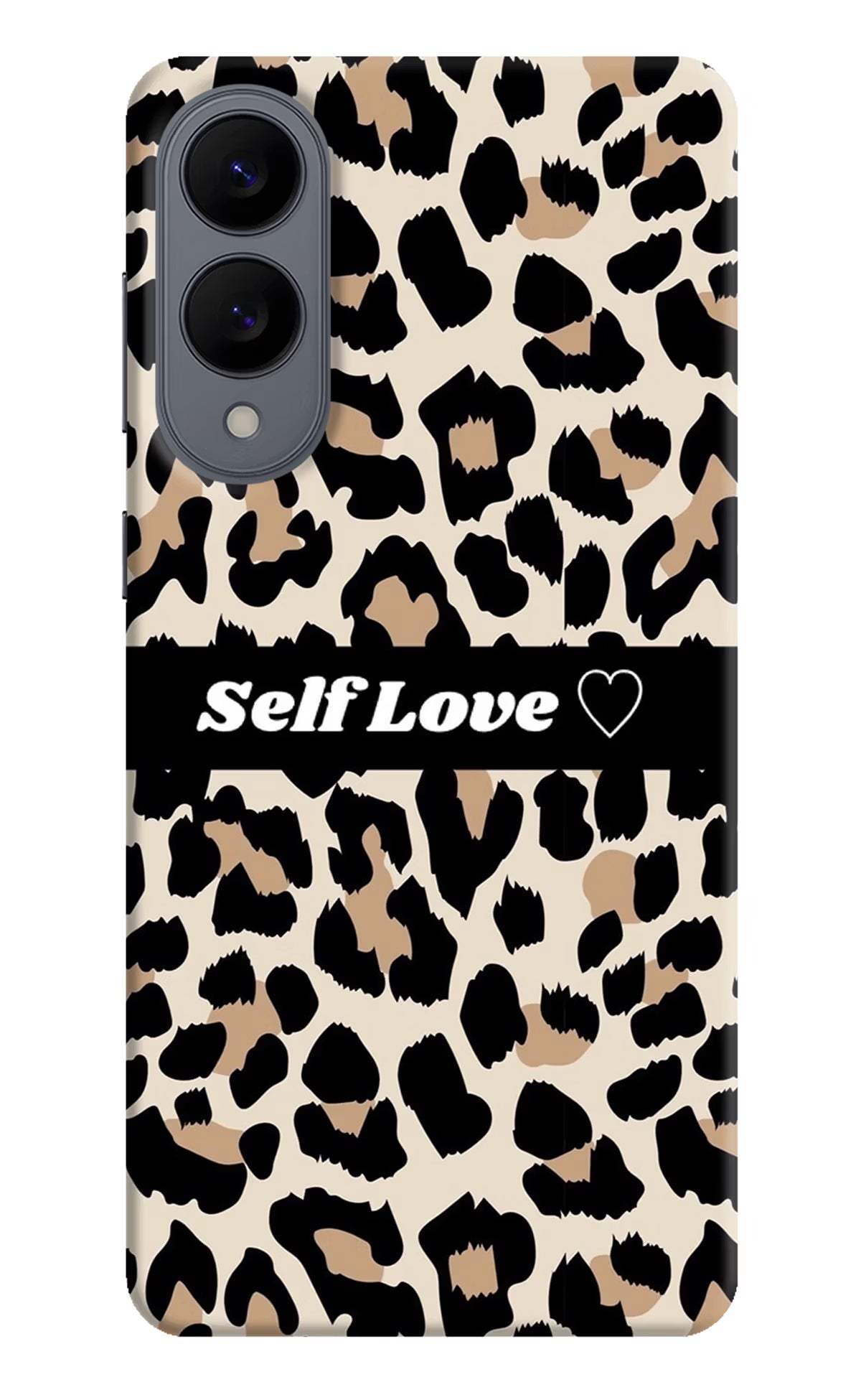 Leopard Print Self Love Samsung S25 Edge Back Cover - Leopard Print Self Love Samsung S25 Edge Hard Case Back Cover by Casekaro Leopard Print Self Love Samsung S25 Edge Hard Case Back Cover by Casekaro