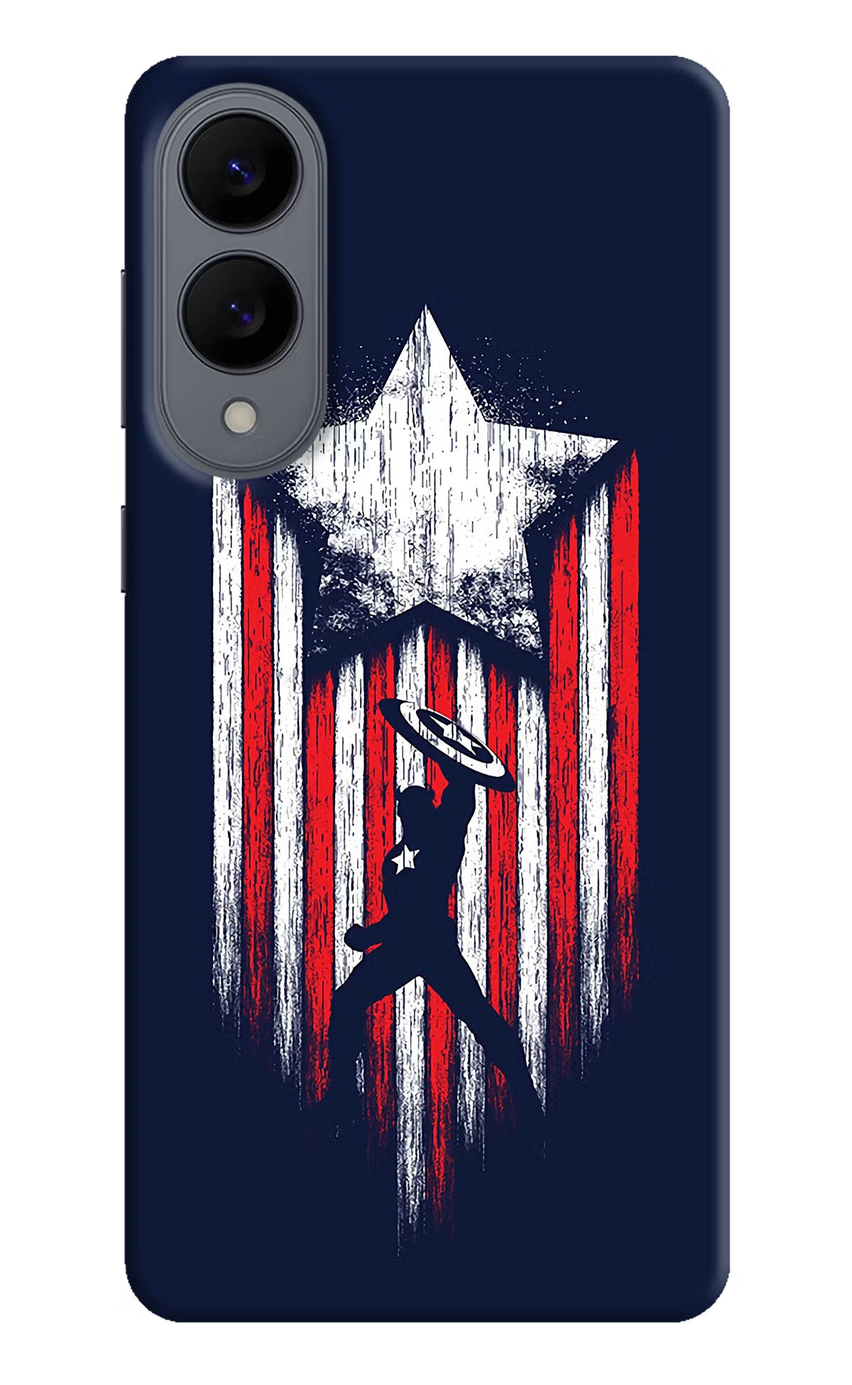 Captain America Marvel Art Samsung S25 Edge Back Cover - Captain America Marvel Art Samsung S25 Edge Hard Case Back Cover by Casekaro Captain America Marvel Art Samsung S25 Edge Hard Case Back Cover by Casekaro
