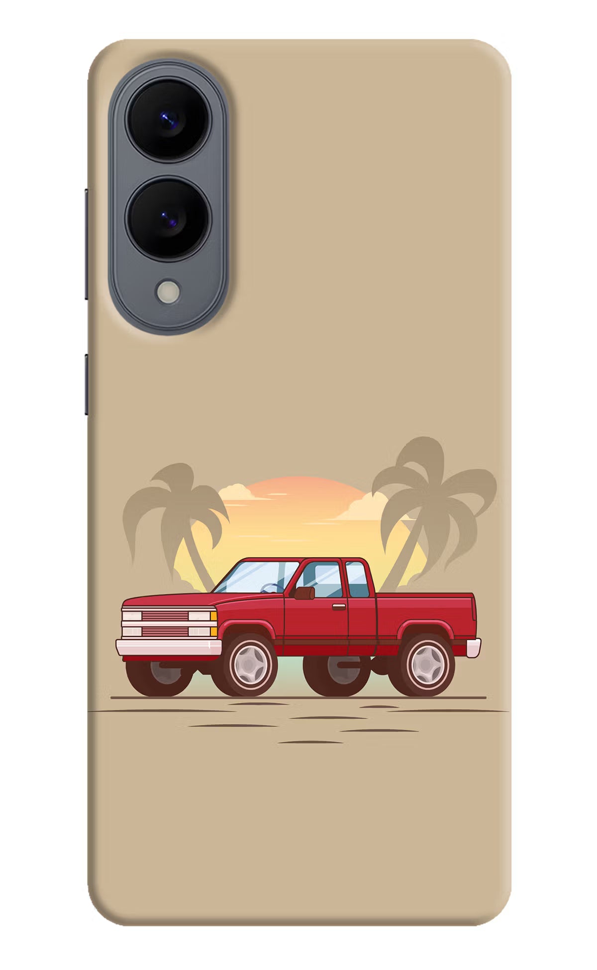 Desert Classic Drive Samsung S25 Edge Back Cover - Desert Classic Drive Samsung S25 Edge Hard Case Back Cover by Casekaro Desert Classic Drive Samsung S25 Edge Hard Case Back Cover by Casekaro