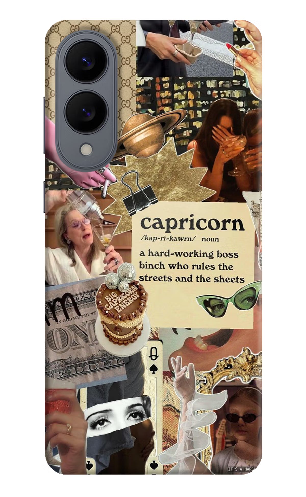 Capricorn Zodiac Samsung S25 Edge Back Cover - Capricorn Zodiac Samsung S25 Edge Hard Case Back Cover by Casekaro Capricorn Zodiac Samsung S25 Edge Hard Case Back Cover by Casekaro