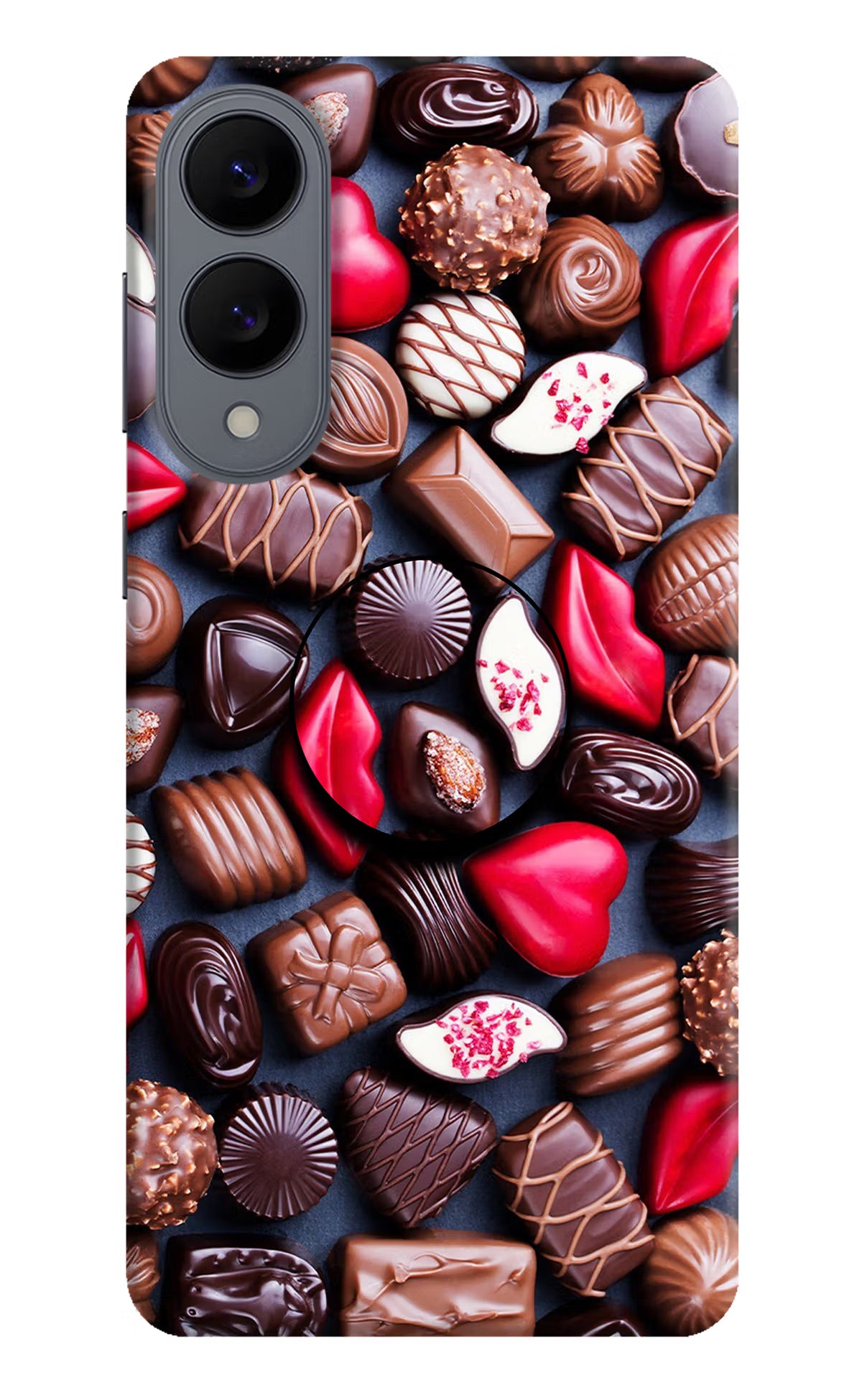 Chocolates Samsung S25 Edge Pop Case - Chocolates Samsung S25 Edge Pop Case by Casekaro Chocolates Samsung S25 Edge Pop Case by Casekaro