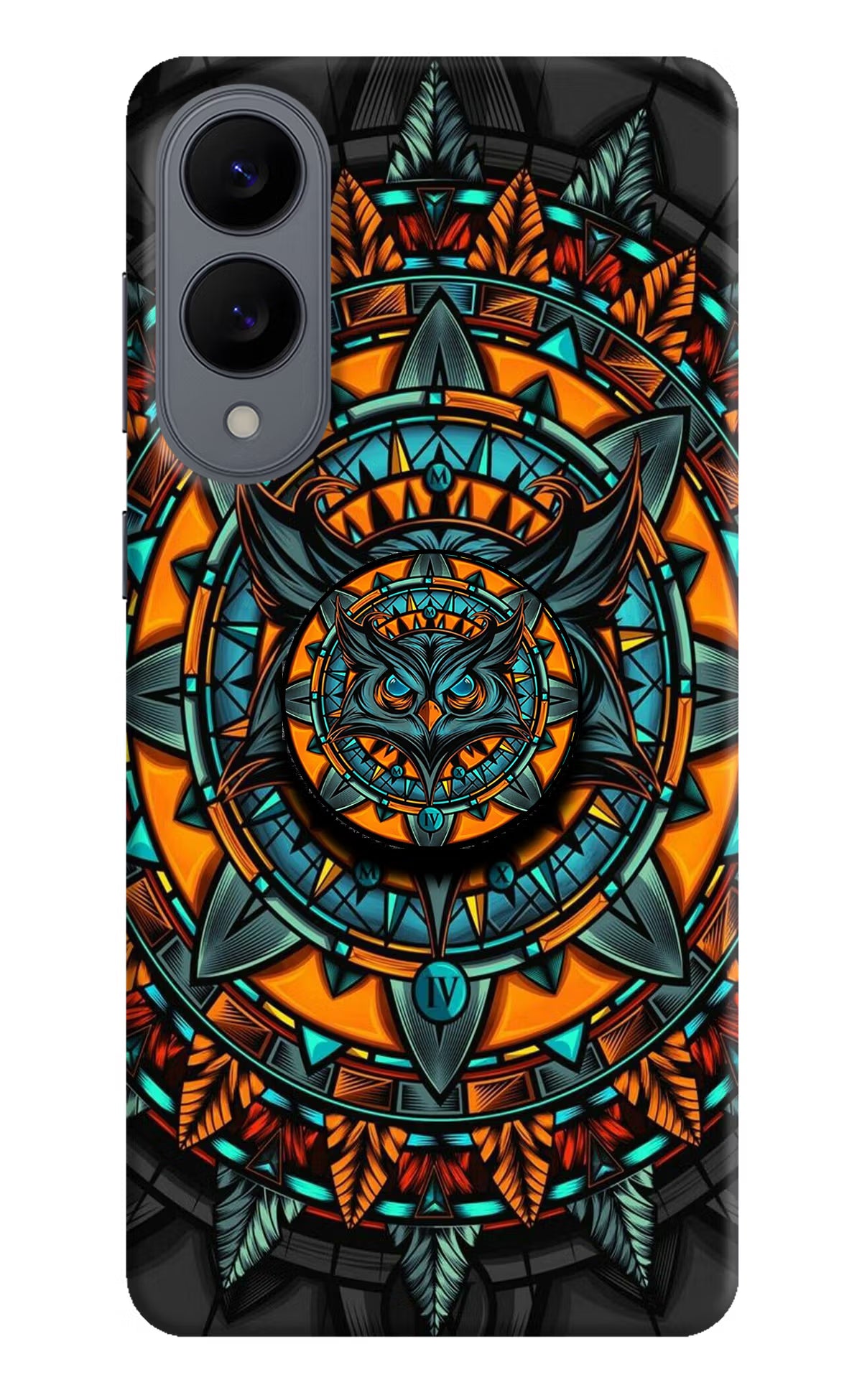 Angry Owl Samsung S25 Edge Pop Case - Angry Owl Samsung S25 Edge Pop Case by Casekaro Angry Owl Samsung S25 Edge Pop Case by Casekaro