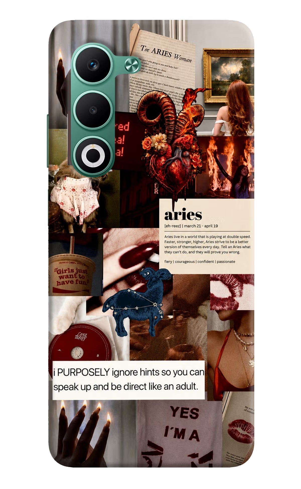 Zodiac Aries Oppo A5 5G Back Cover - Zodiac Aries Oppo A5 5G Back Cover Zodiac Aries Oppo A5 5G Back Cover