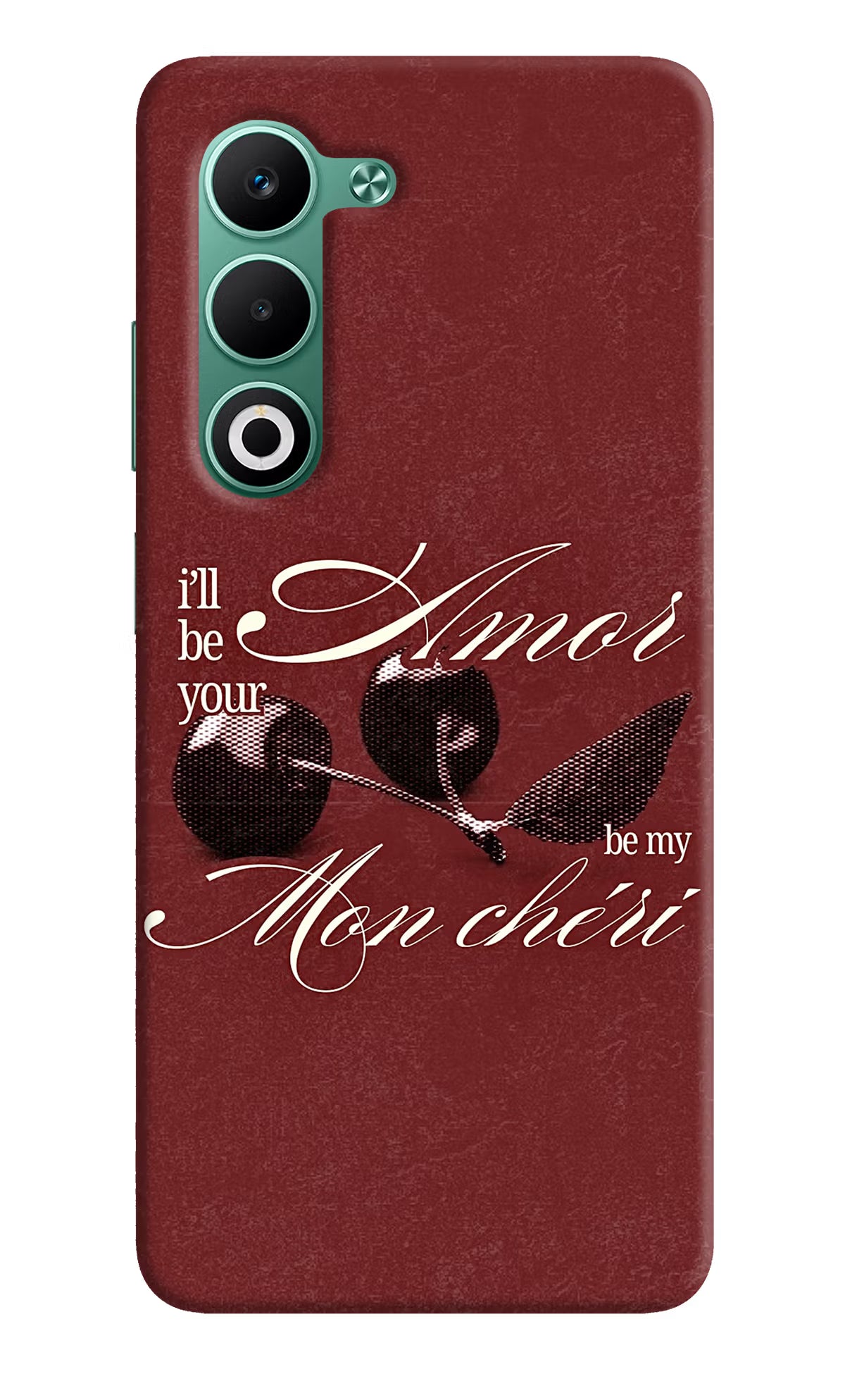Velvet Cherry Oppo A5 5G Back Cover - Velvet Cherry Oppo A5 5G Back Cover Velvet Cherry Oppo A5 5G Back Cover