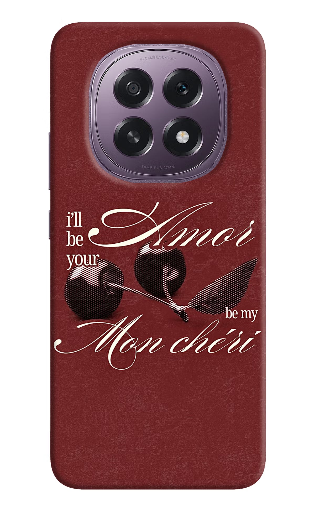 Velvet Cherry Oppo F29 5G Back Cover - Velvet Cherry Oppo F29 5G Back Cover Velvet Cherry Oppo F29 5G Back Cover