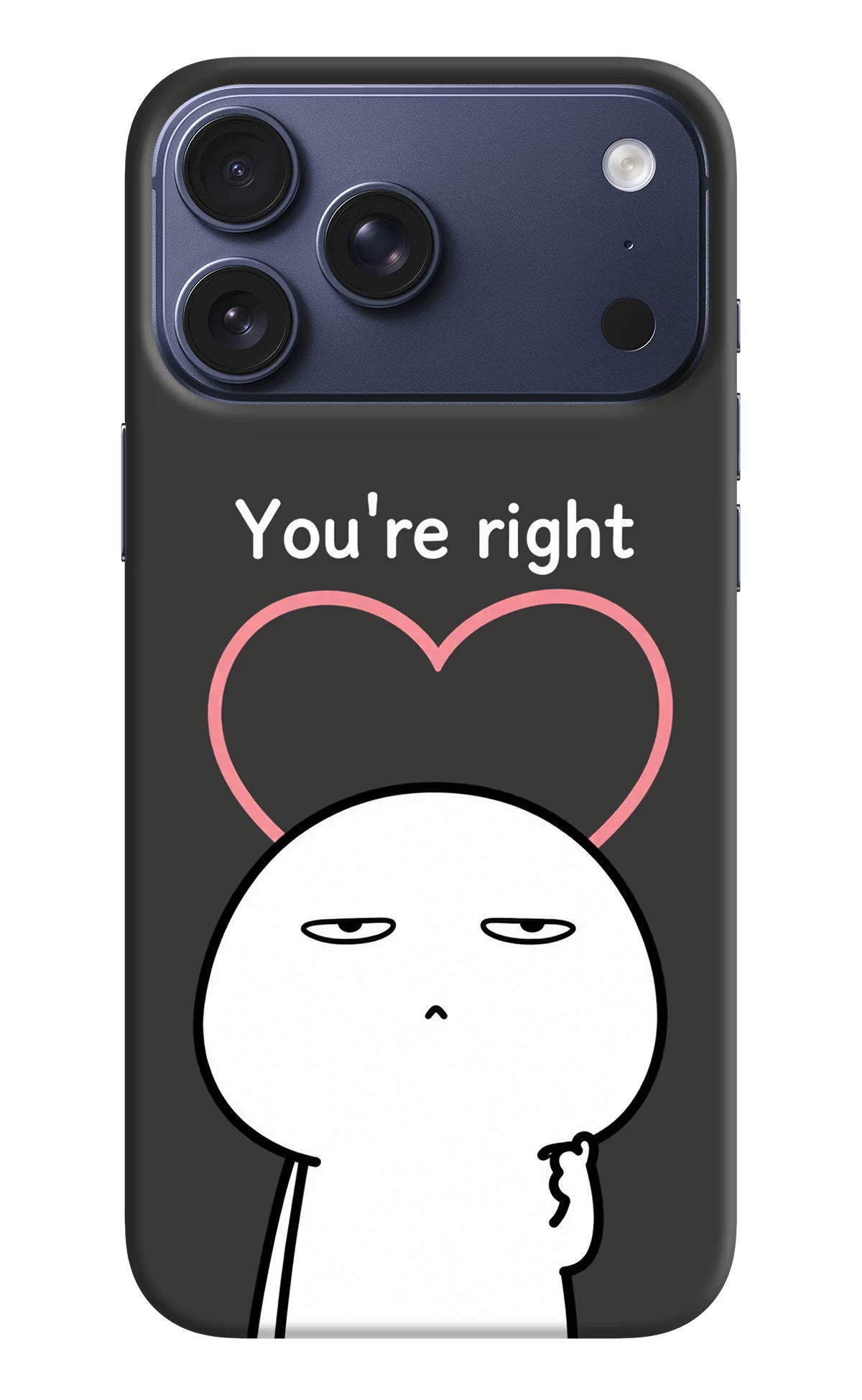 You're Right iPhone 17 Pro Max Back Cover - You're Right iPhone 17 Pro Max Back Cover You're Right iPhone 17 Pro Max Back Cover