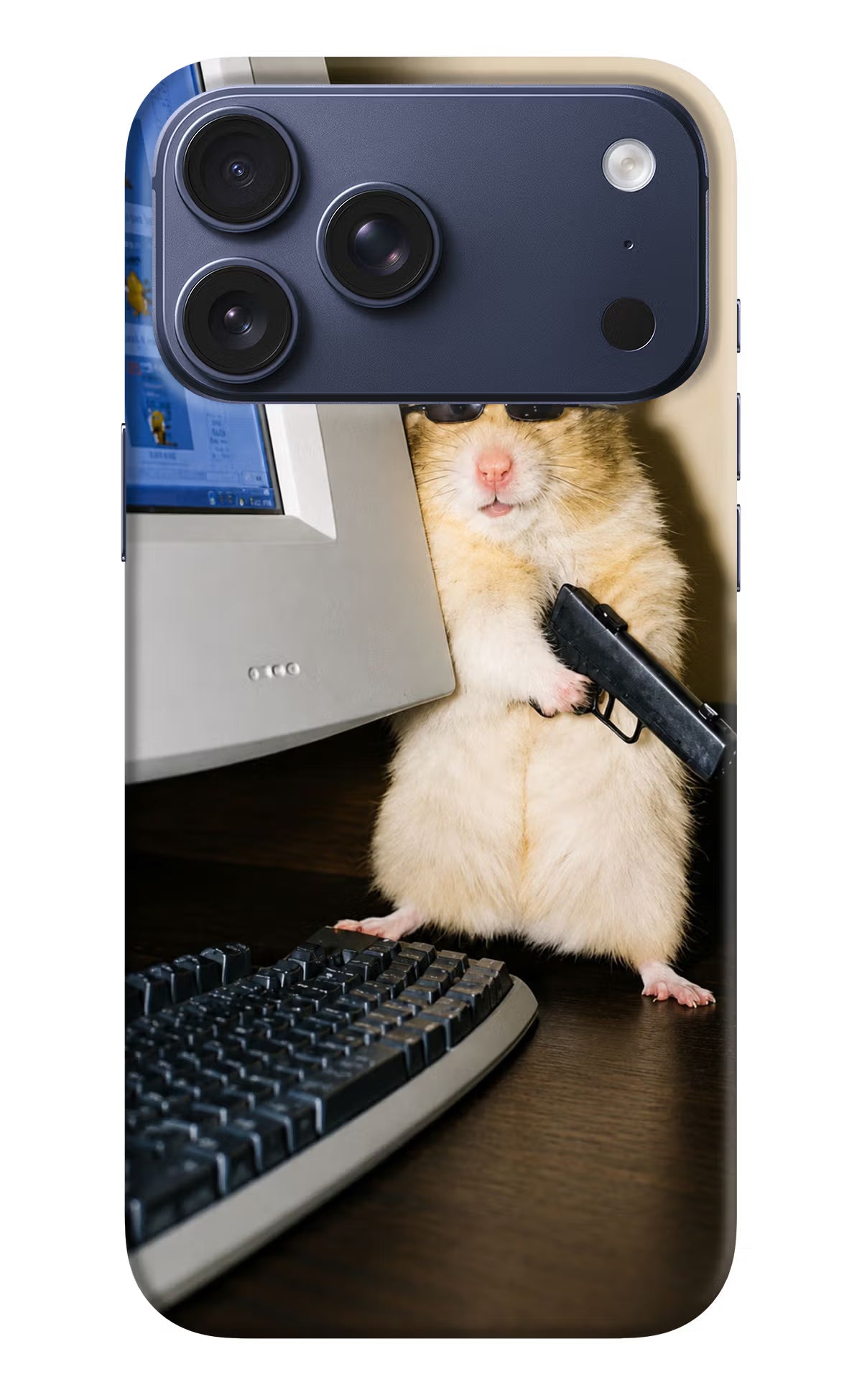 Hacker Hamster iPhone 17 Pro Max Back Cover - Hacker Hamster iPhone 17 Pro Max Back Cover Hacker Hamster iPhone 17 Pro Max Back Cover