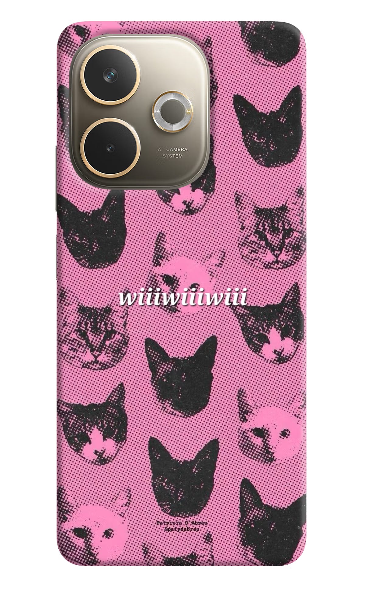 Pink Cats Oppo A5 Pro 5G Back Cover - Pink Cats Oppo A5 Pro 5G Back Cover Pink Cats Oppo A5 Pro 5G Back Cover
