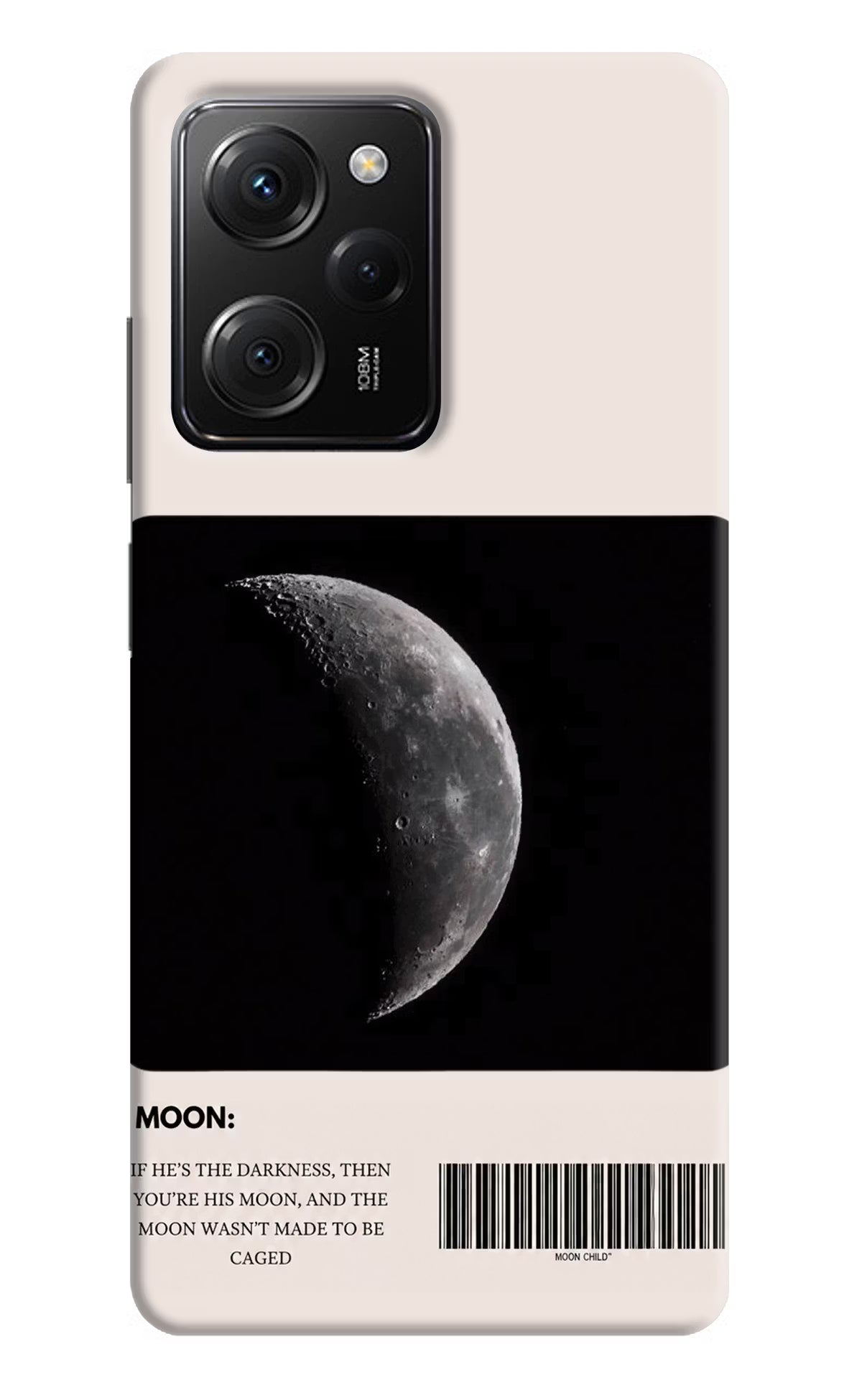 Moon Phase Poco X5 Pro 5G Back Cover - Moon Phase Poco X5 Pro 5G Back Cover Moon Phase Poco X5 Pro 5G Back Cover