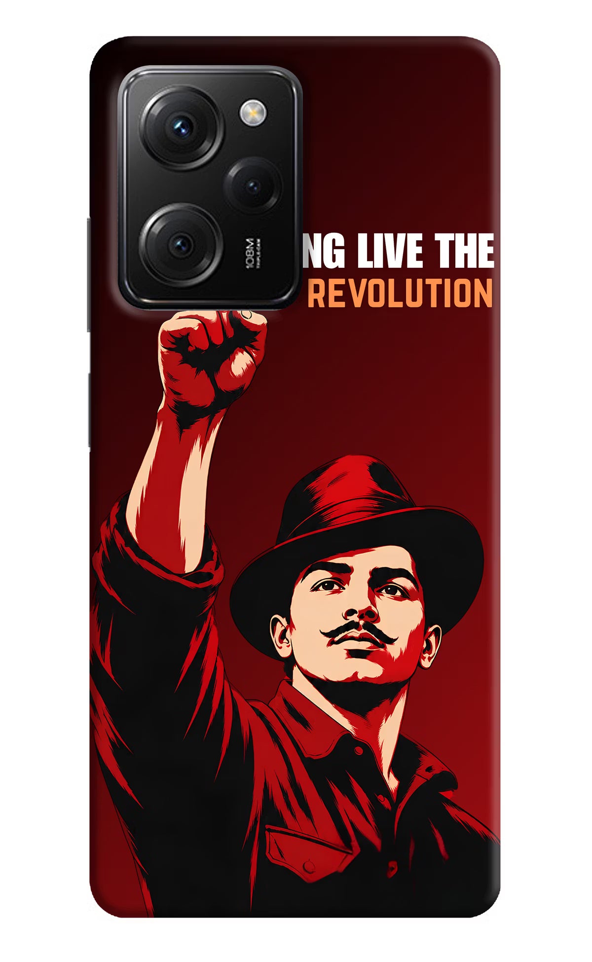 Bhagat Singh Revolution Poco X5 Pro 5G Back Cover - Bhagat Singh Revolution Poco X5 Pro 5G Back Cover Bhagat Singh Revolution Poco X5 Pro 5G Back Cover