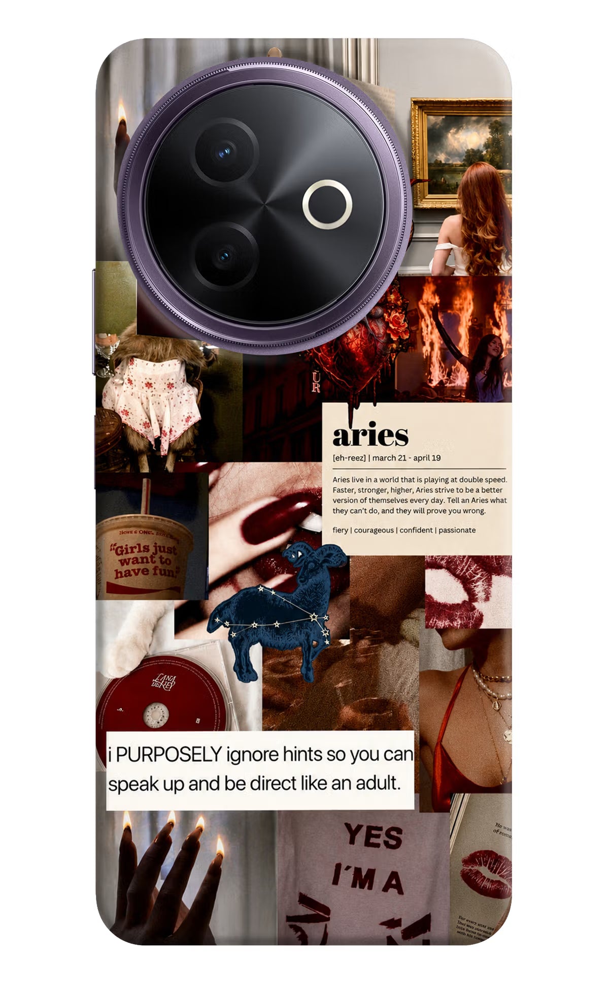 Zodiac Aries Vivo Y39 5G Back Cover - Zodiac Aries Vivo Y39 5G Back Cover Zodiac Aries Vivo Y39 5G Back Cover