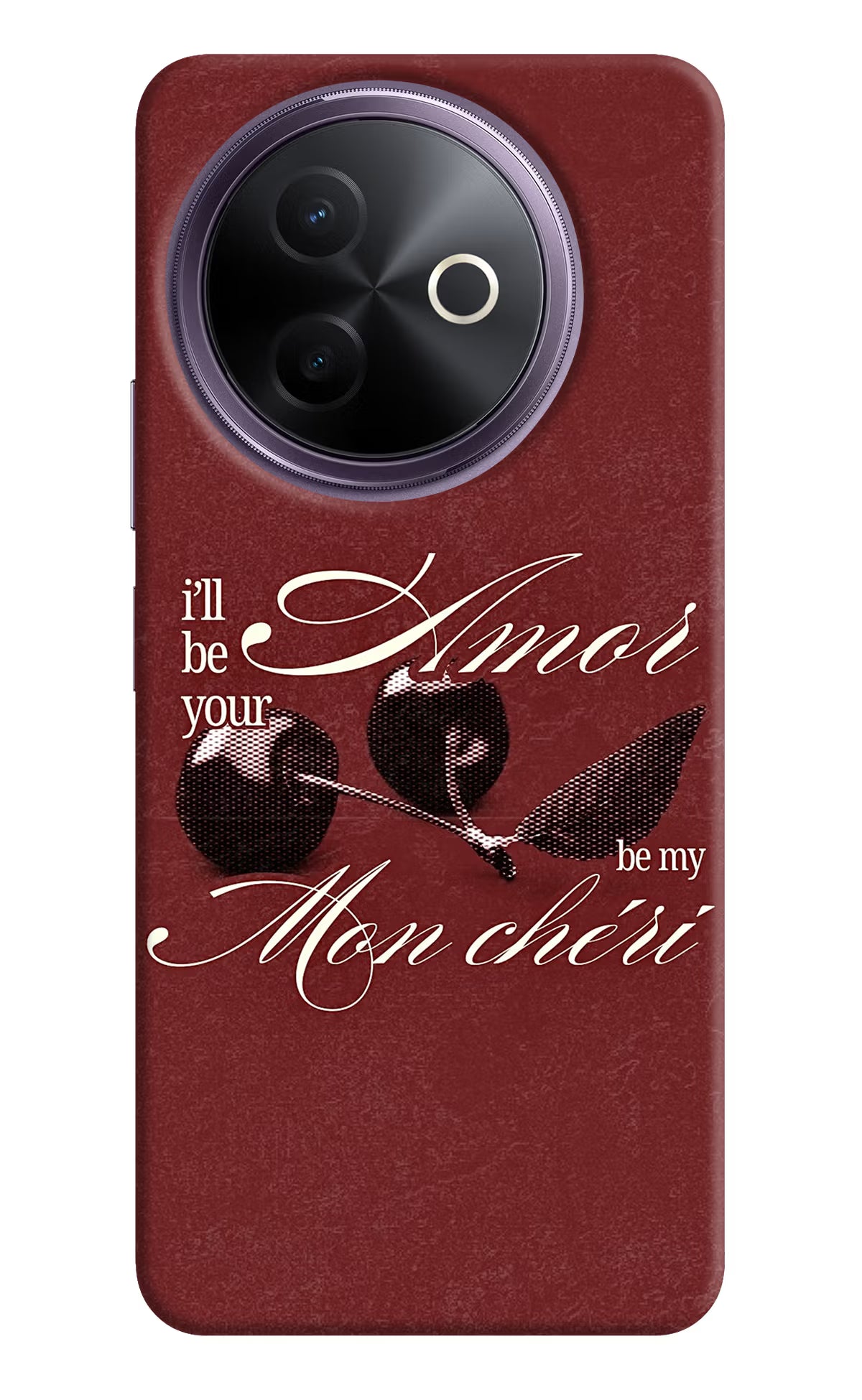 Velvet Cherry Vivo Y39 5G Back Cover - Velvet Cherry Vivo Y39 5G Back Cover Velvet Cherry Vivo Y39 5G Back Cover