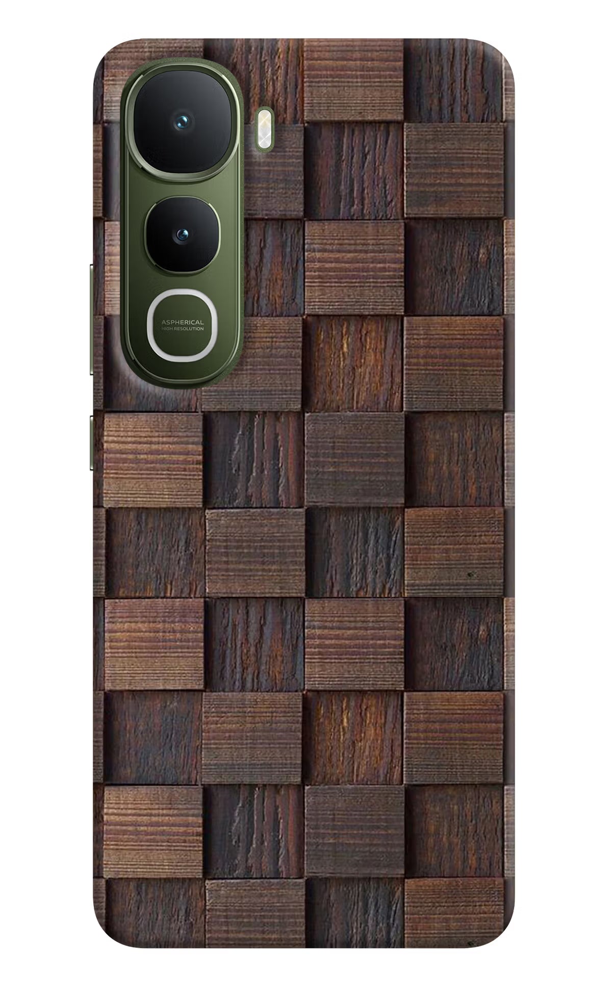 Wooden Cube Design Vivo Y400 5G Back Cover - Wooden Cube Design Vivo Y400 5G Hard Case Back Cover by Casekaro Wooden Cube Design Vivo Y400 5G Hard Case Back Cover by Casekaro