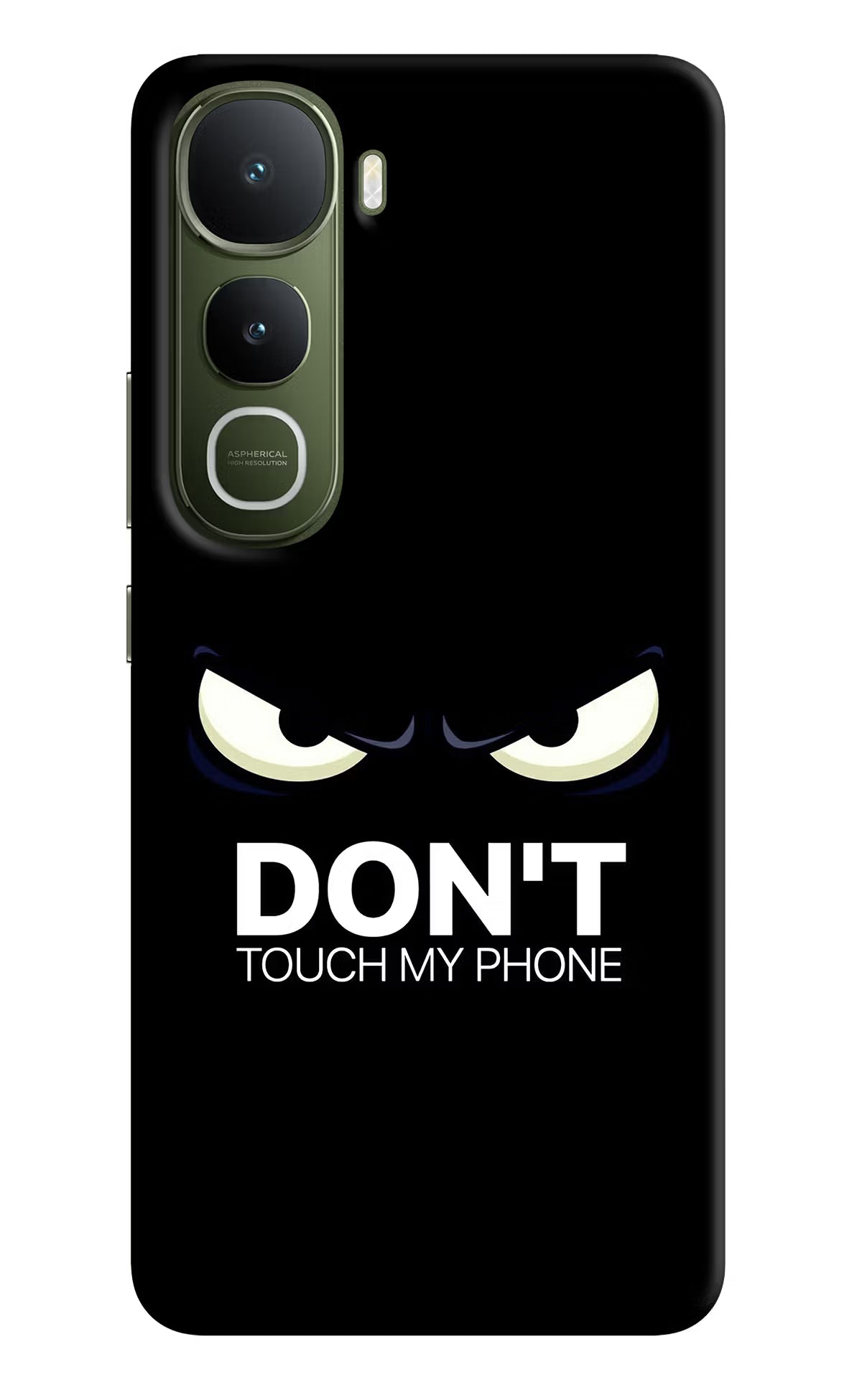 Don'T Touch My Phone Vivo Y400 5G Back Cover - Don'T Touch My Phone Vivo Y400 5G Hard Case Back Cover by Casekaro Don'T Touch My Phone Vivo Y400 5G Hard Case Back Cover by Casekaro