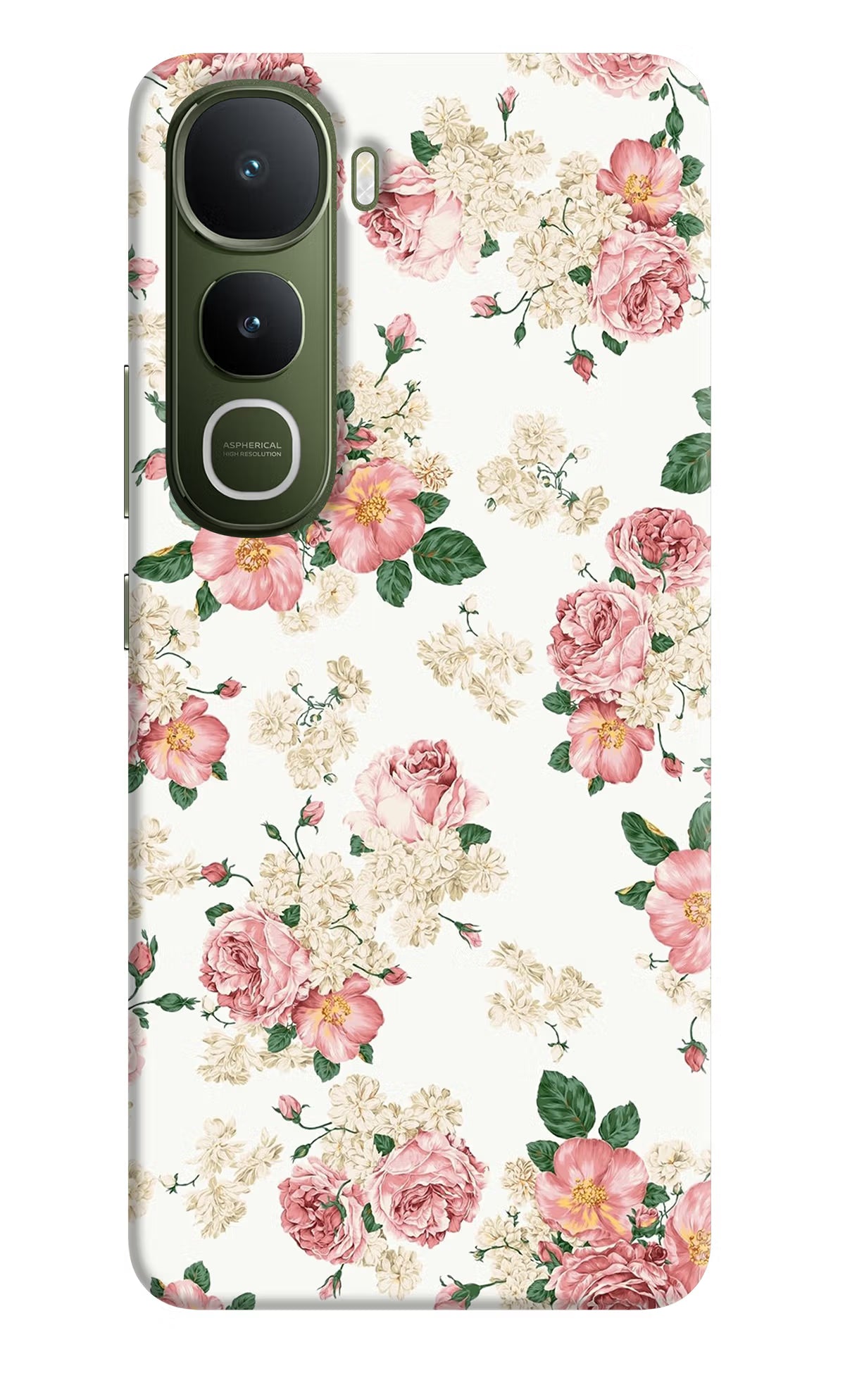 Flowers Vivo Y400 5G Back Cover - Flowers Vivo Y400 5G Hard Case Back Cover by Casekaro Flowers Vivo Y400 5G Hard Case Back Cover by Casekaro