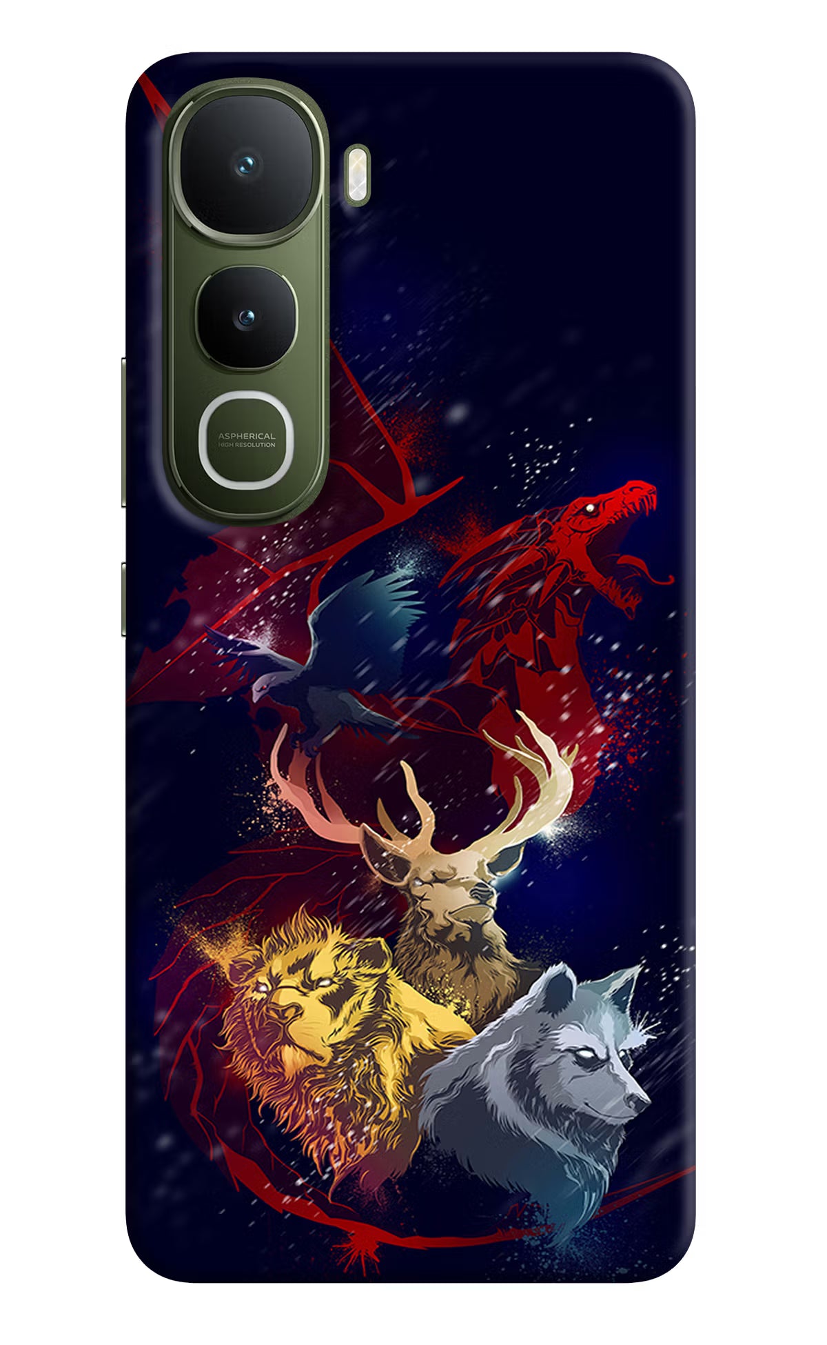 Game Of Thrones Vivo Y400 5G Back Cover - Game Of Thrones Vivo Y400 5G Hard Case Back Cover by Casekaro Game Of Thrones Vivo Y400 5G Hard Case Back Cover by Casekaro