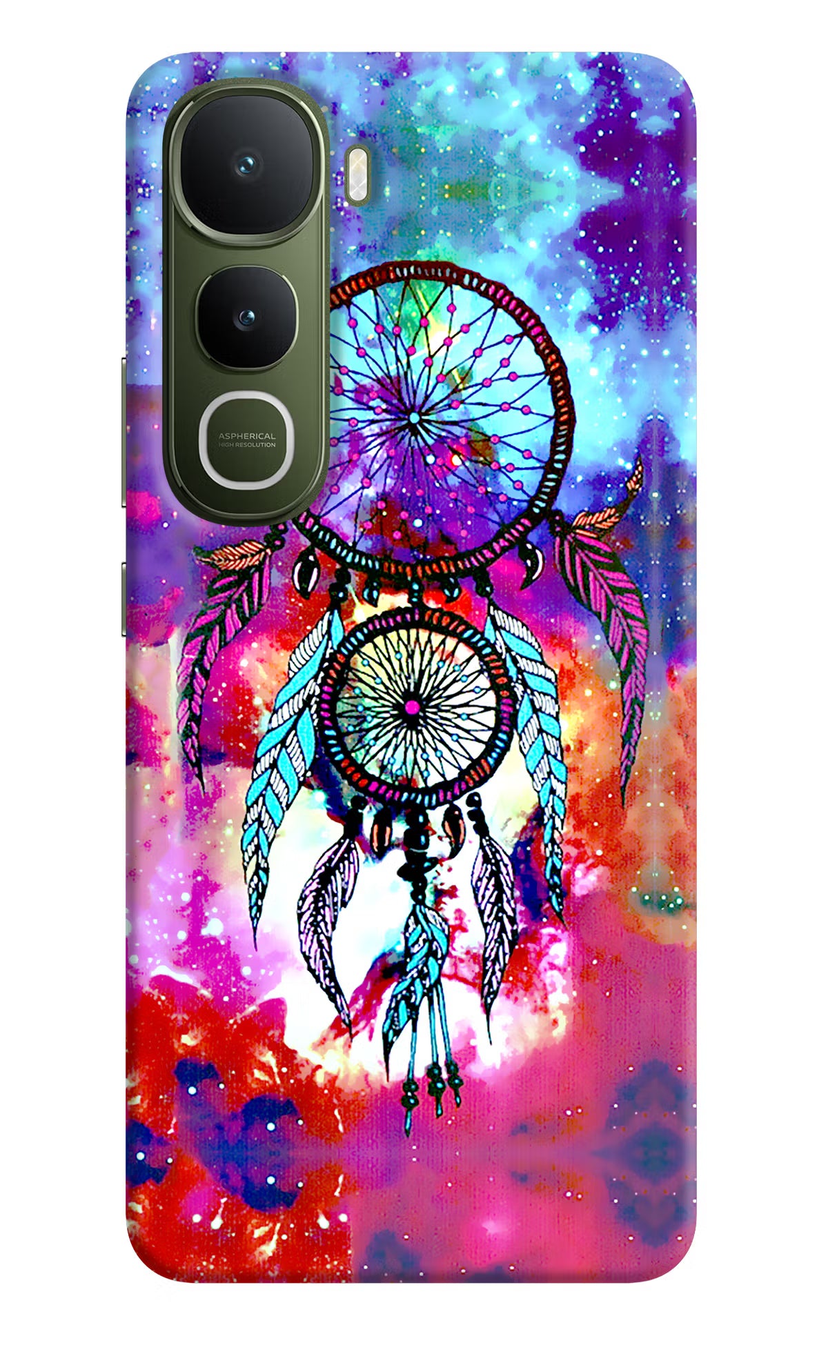 Dream Catcher Abstract Vivo Y400 5G Back Cover - Dream Catcher Abstract Vivo Y400 5G Hard Case Back Cover by Casekaro Dream Catcher Abstract Vivo Y400 5G Hard Case Back Cover by Casekaro