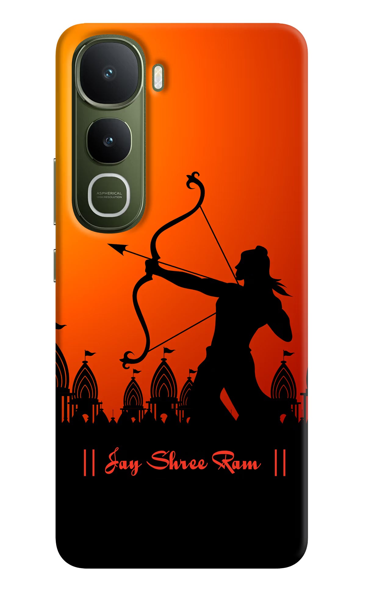 Lord Ram - 4 Vivo Y400 5G Back Cover - Lord Ram - 4 Vivo Y400 5G Hard Case Back Cover by Casekaro Lord Ram - 4 Vivo Y400 5G Hard Case Back Cover by Casekaro