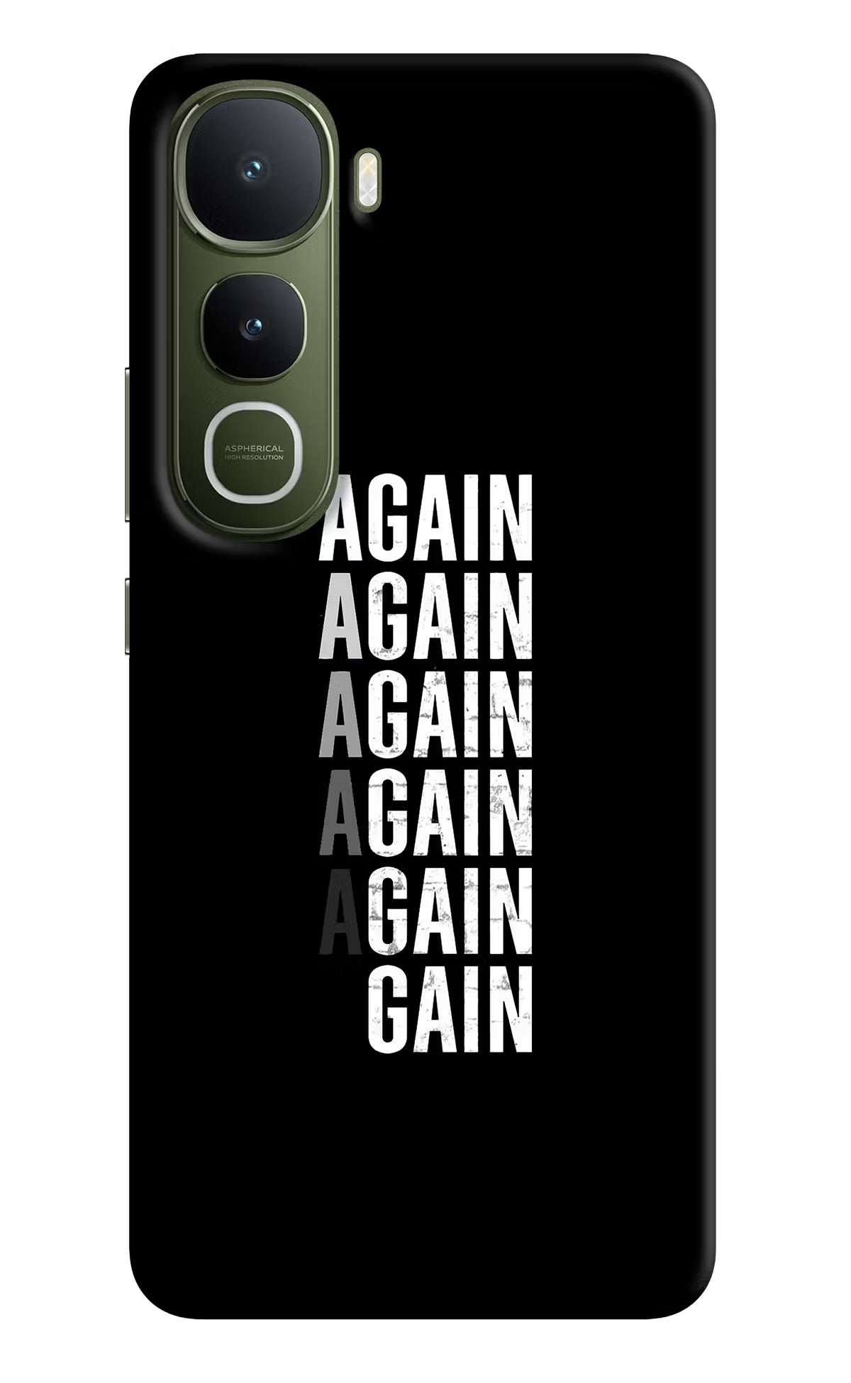 Again Again Gain Vivo Y400 5G Back Cover - Again Again Gain Vivo Y400 5G Hard Case Back Cover by Casekaro Again Again Gain Vivo Y400 5G Hard Case Back Cover by Casekaro