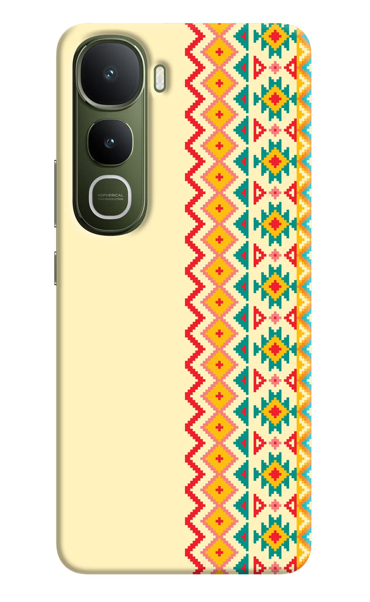 Ethnic Seamless Vivo Y400 5G Back Cover - Ethnic Seamless Vivo Y400 5G Hard Case Back Cover by Casekaro Ethnic Seamless Vivo Y400 5G Hard Case Back Cover by Casekaro