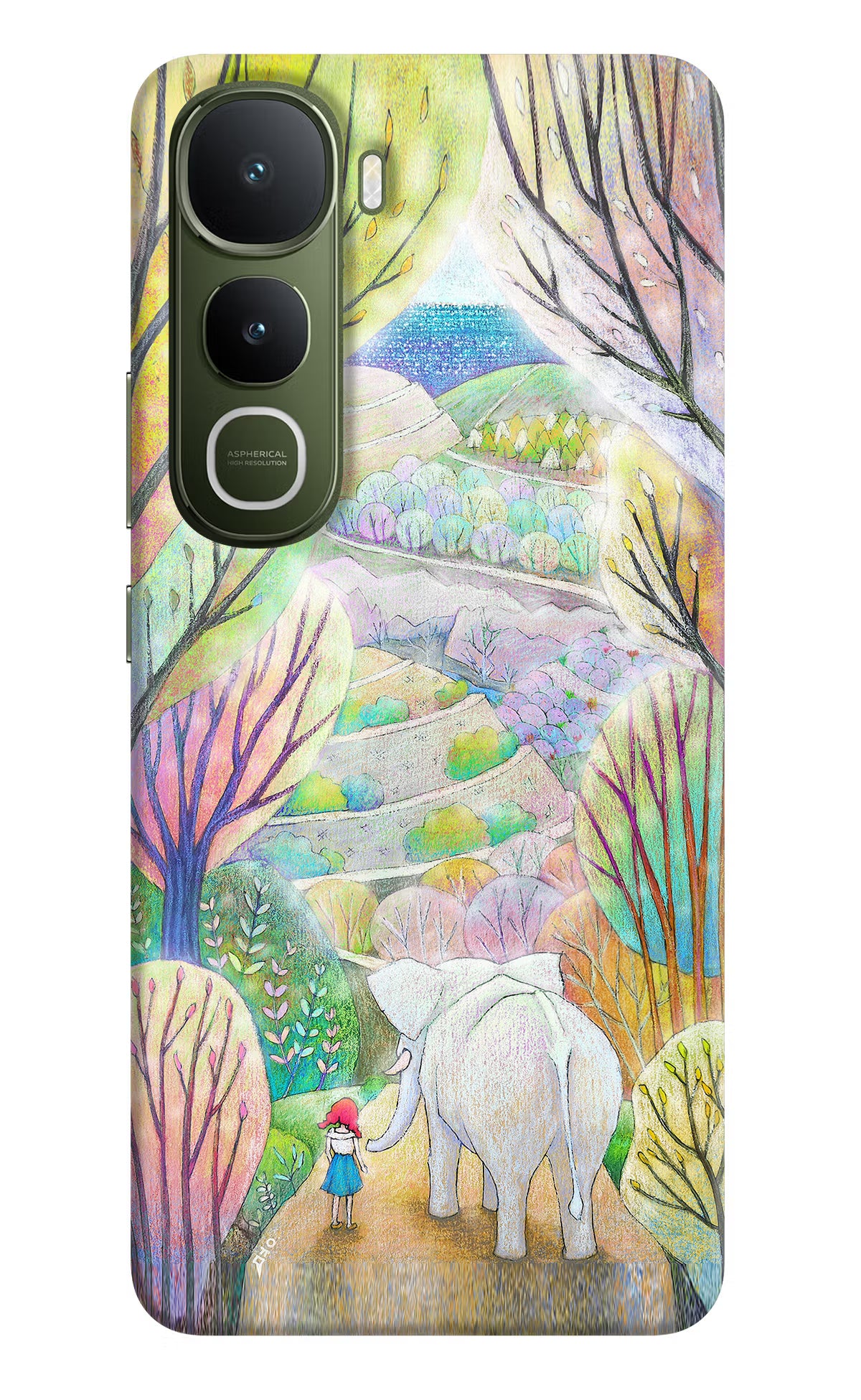 Nature Painting Vivo Y400 5G Back Cover - Nature Painting Vivo Y400 5G Hard Case Back Cover by Casekaro Nature Painting Vivo Y400 5G Hard Case Back Cover by Casekaro