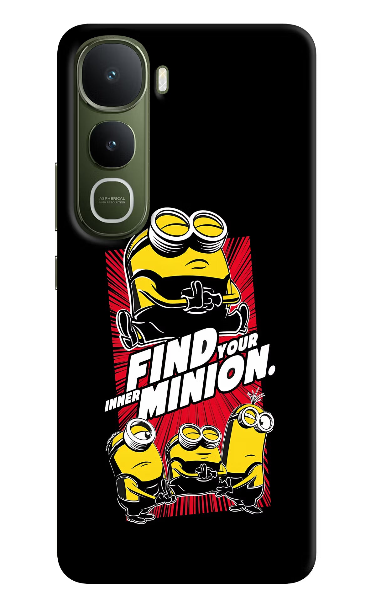 Find your inner Minion Vivo Y400 5G Back Cover - Find your inner Minion Vivo Y400 5G Hard Case Back Cover by Casekaro Find your inner Minion Vivo Y400 5G Hard Case Back Cover by Casekaro