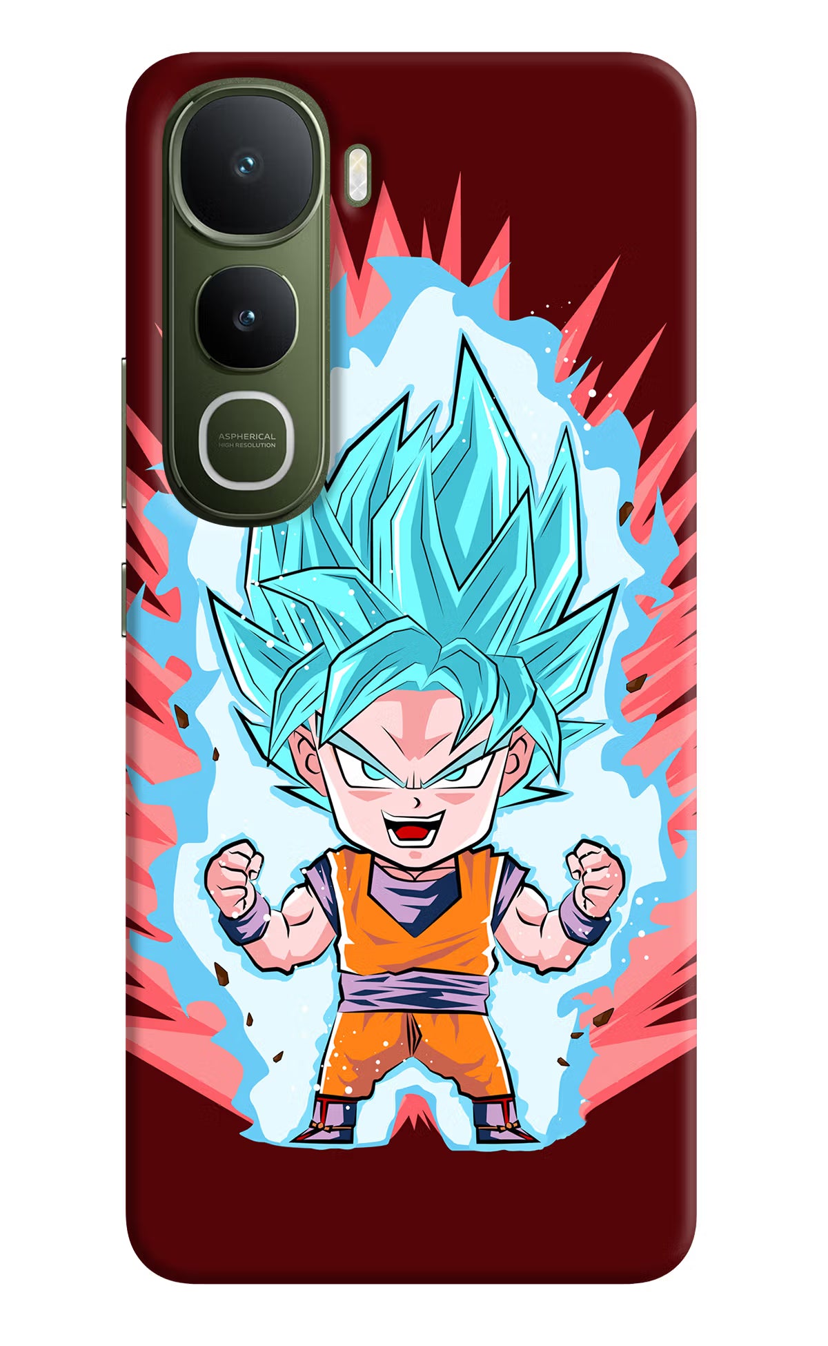 Goku Little Vivo Y400 5G Back Cover - Goku Little Vivo Y400 5G Hard Case Back Cover by Casekaro Goku Little Vivo Y400 5G Hard Case Back Cover by Casekaro