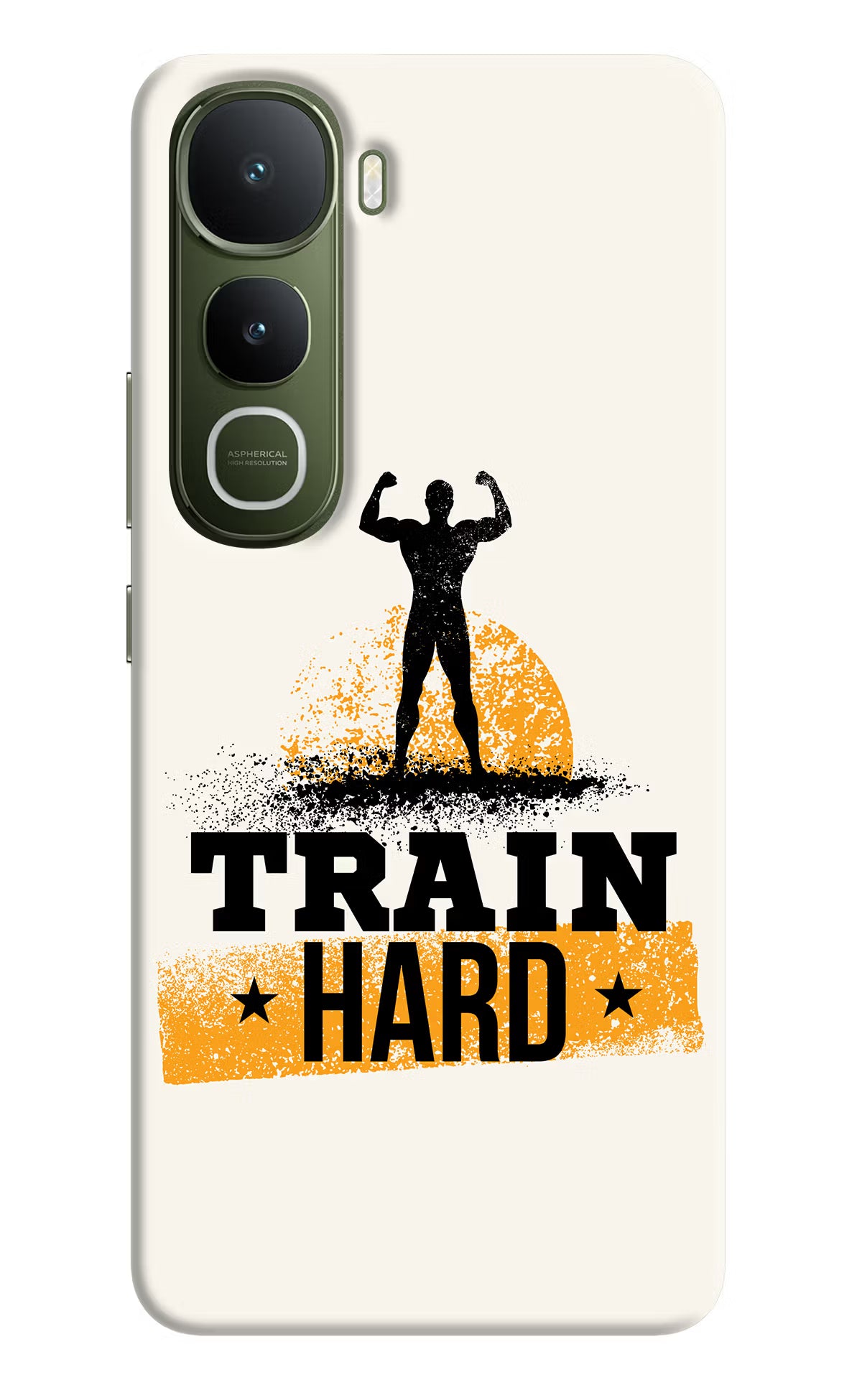 Train Hard Vivo Y400 5G Back Cover - Train Hard Vivo Y400 5G Hard Case Back Cover by Casekaro Train Hard Vivo Y400 5G Hard Case Back Cover by Casekaro