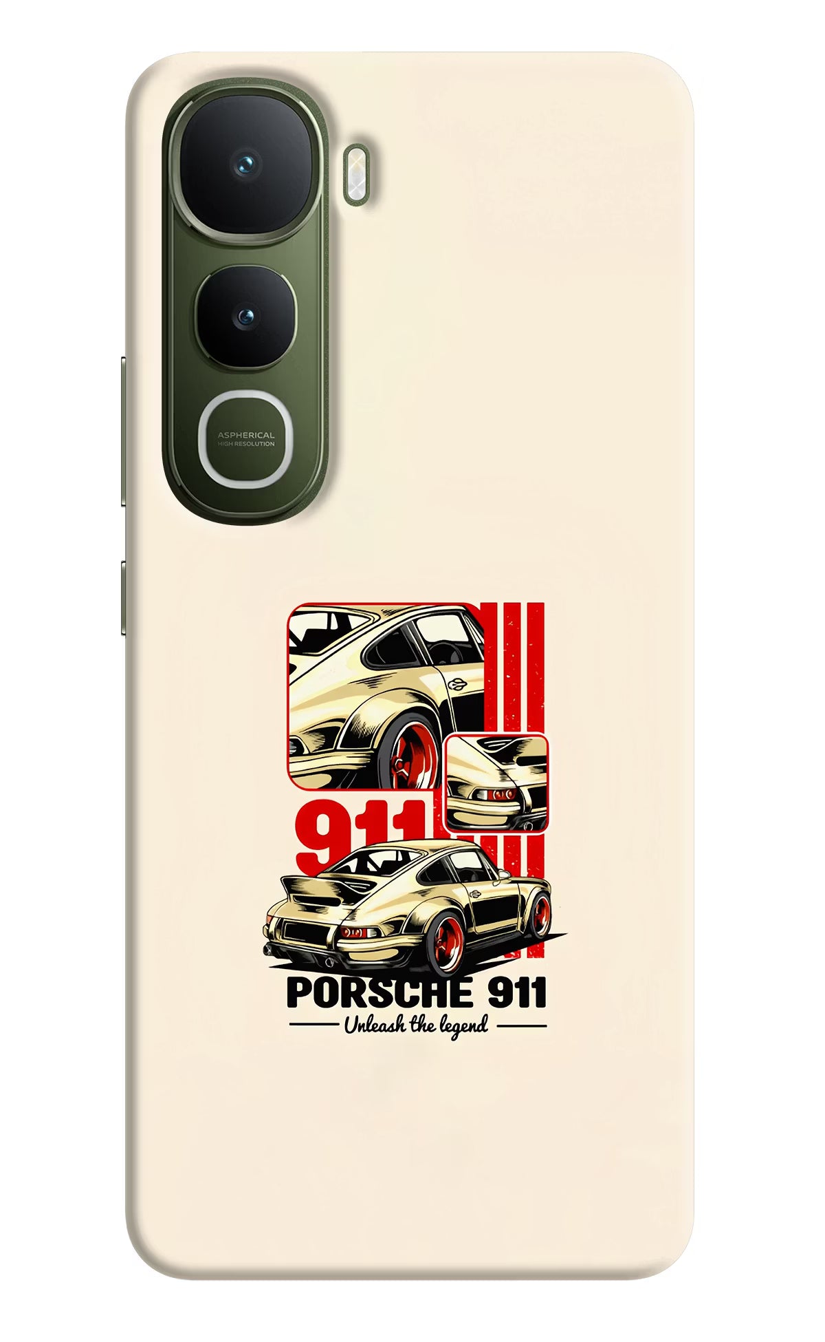 Classic Porsche 911 Vivo Y400 5G Back Cover - Classic Porsche 911 Vivo Y400 5G Hard Case Back Cover by Casekaro Classic Porsche 911 Vivo Y400 5G Hard Case Back Cover by Casekaro