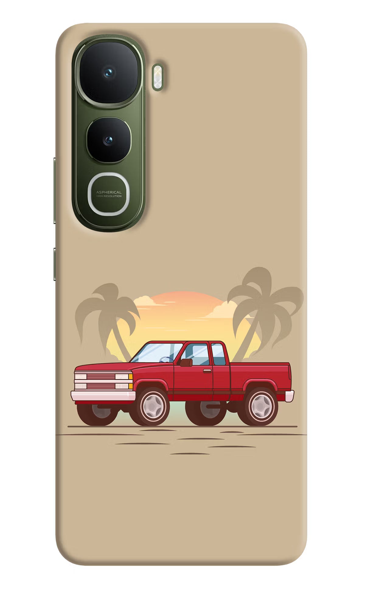Desert Classic Drive Vivo Y400 5G Back Cover - Desert Classic Drive Vivo Y400 5G Hard Case Back Cover by Casekaro Desert Classic Drive Vivo Y400 5G Hard Case Back Cover by Casekaro
