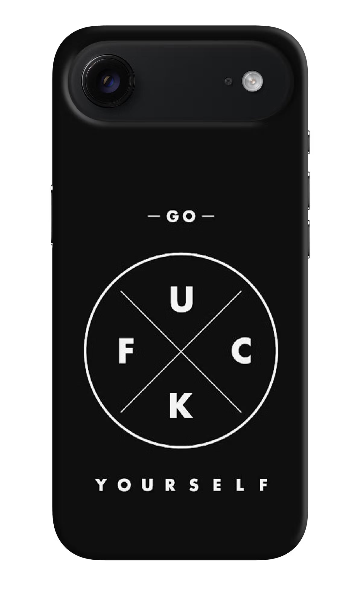 Go Fuck Yourself iPhone Air Back Cover - Go Fuck Yourself iPhone Air Hard Case Back Cover by Casekaro Go Fuck Yourself iPhone Air Hard Case Back Cover by Casekaro