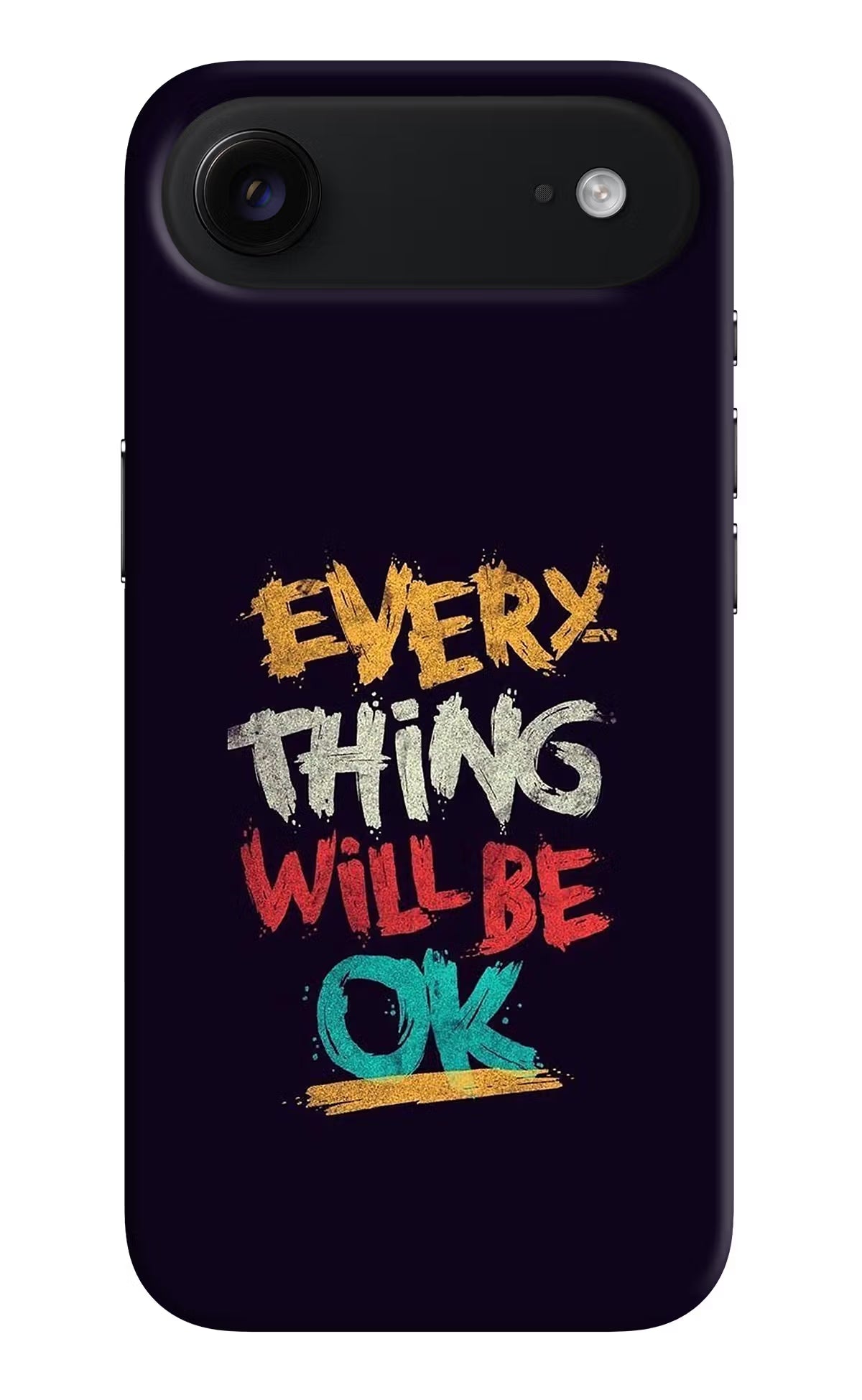 Everything Will Be Ok iPhone Air Back Cover - Everything Will Be Ok iPhone Air Hard Case Back Cover by Casekaro Everything Will Be Ok iPhone Air Hard Case Back Cover by Casekaro