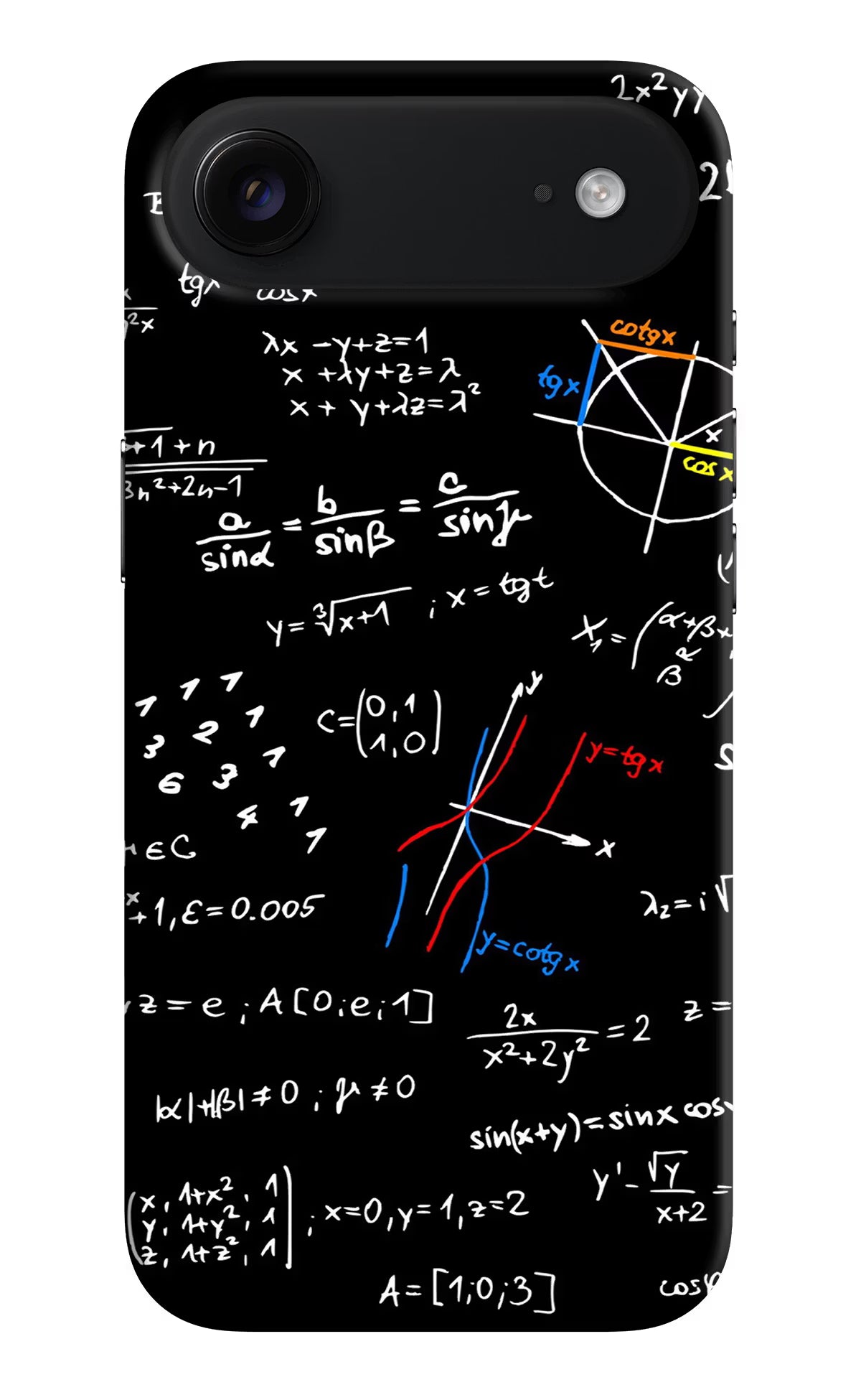 Mathematics Formula iPhone Air Back Cover - Mathematics Formula iPhone Air Hard Case Back Cover by Casekaro Mathematics Formula iPhone Air Hard Case Back Cover by Casekaro