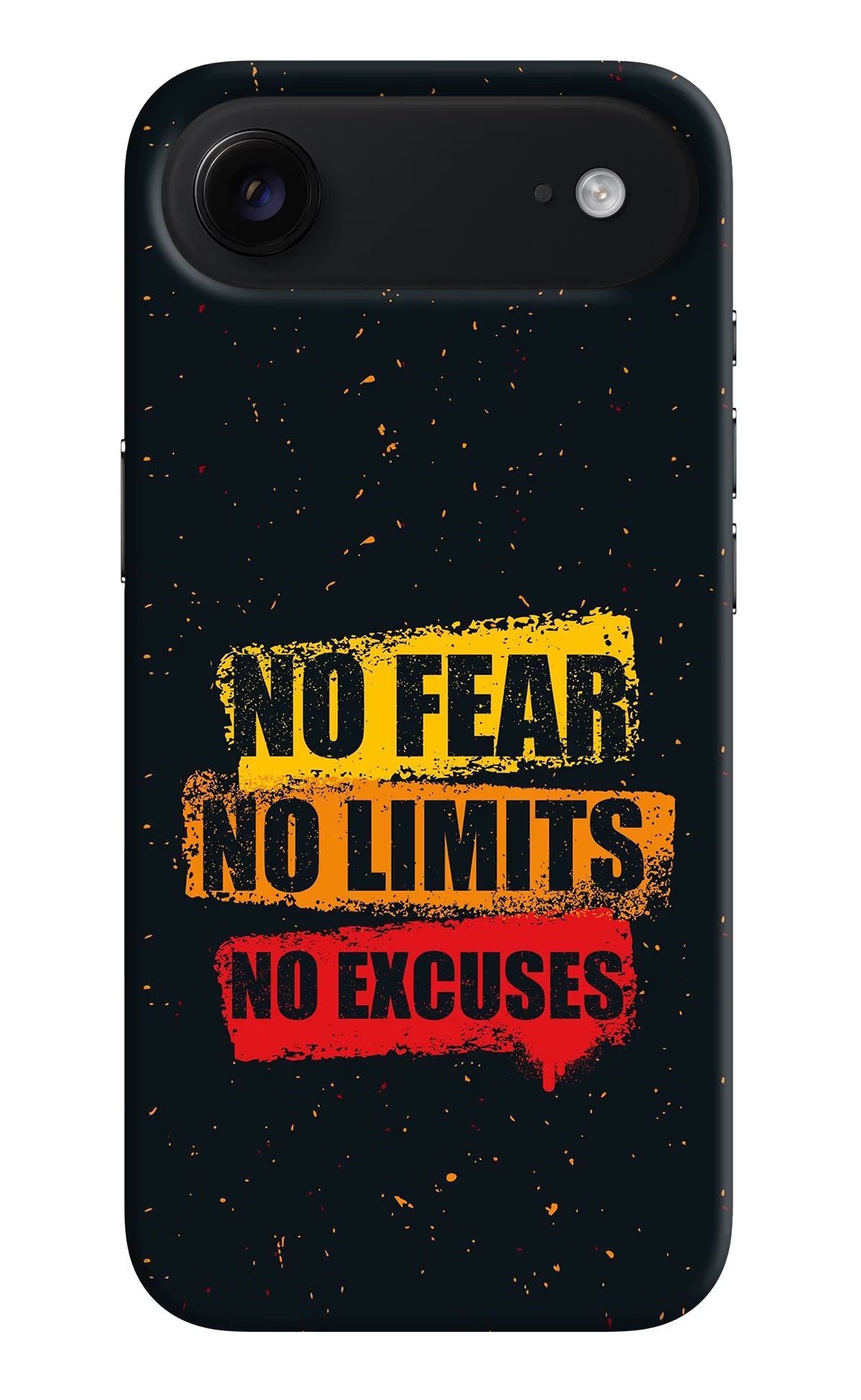 No Fear No Limits No Excuse iPhone Air Back Cover - No Fear No Limits No Excuse iPhone Air Hard Case Back Cover by Casekaro No Fear No Limits No Excuse iPhone Air Hard Case Back Cover by Casekaro