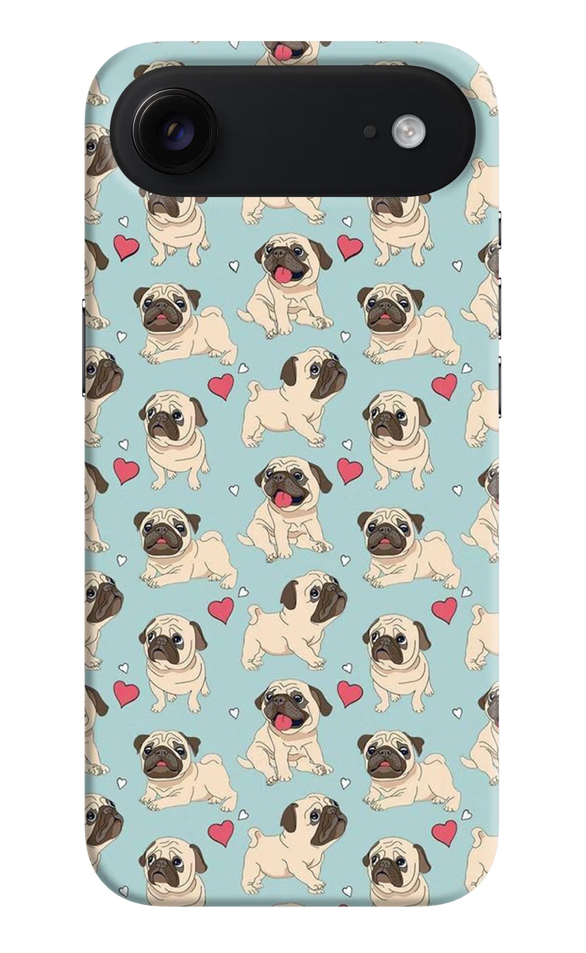 Pug Dog iPhone Air Back Cover - Pug Dog iPhone Air Hard Case Back Cover by Casekaro Pug Dog iPhone Air Hard Case Back Cover by Casekaro