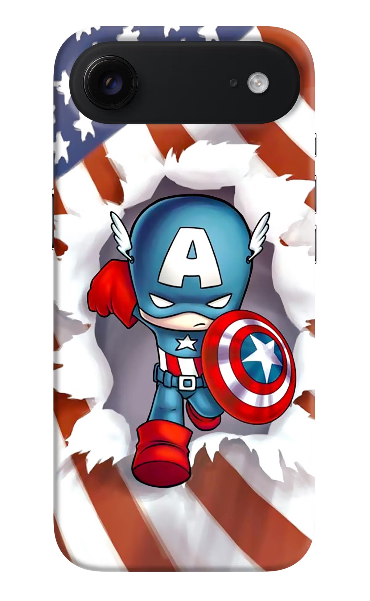 Captain America iPhone Air Back Cover - Captain America iPhone Air Hard Case Back Cover by Casekaro Captain America iPhone Air Hard Case Back Cover by Casekaro